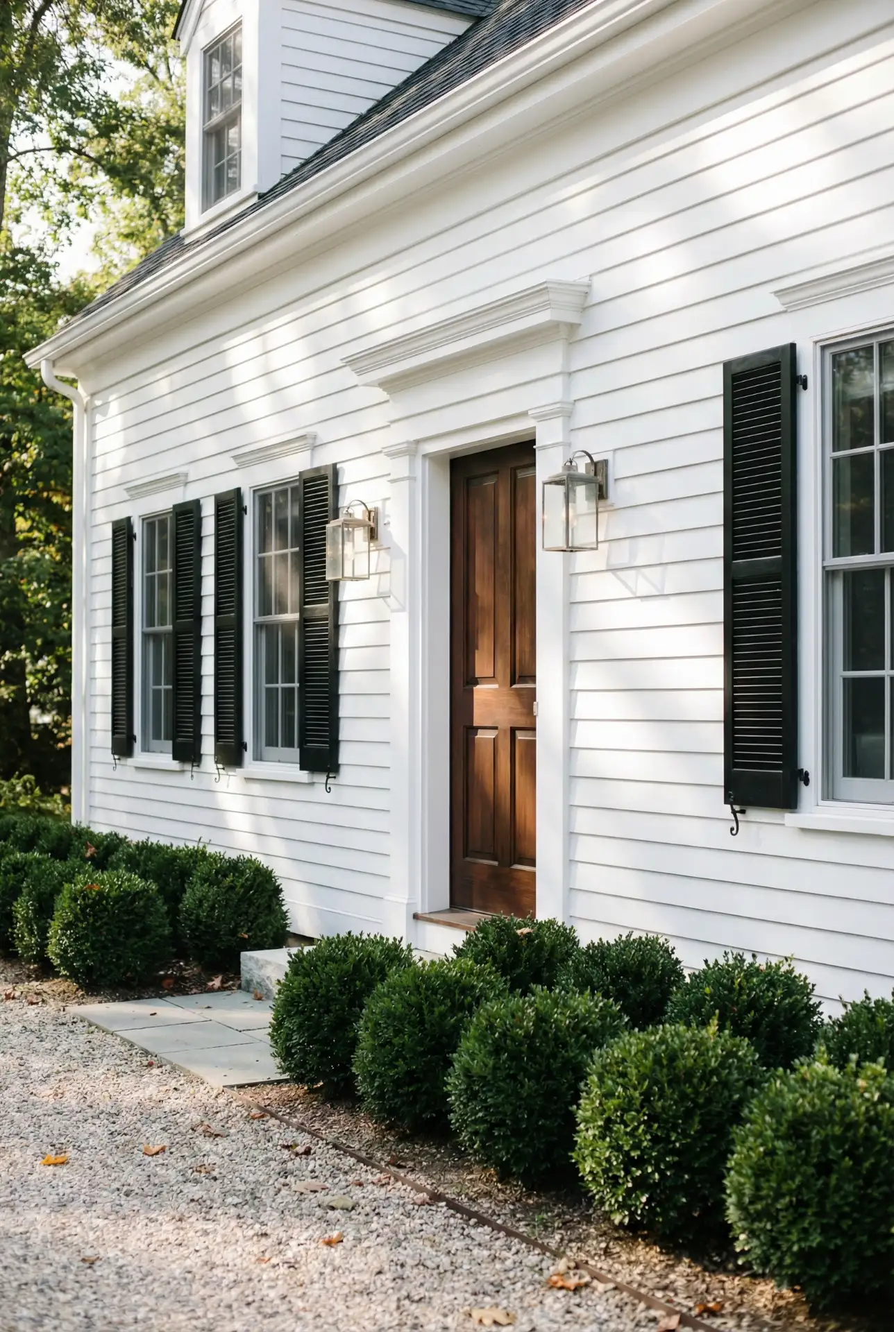 Crisp White With Black Shutters Refresh 2