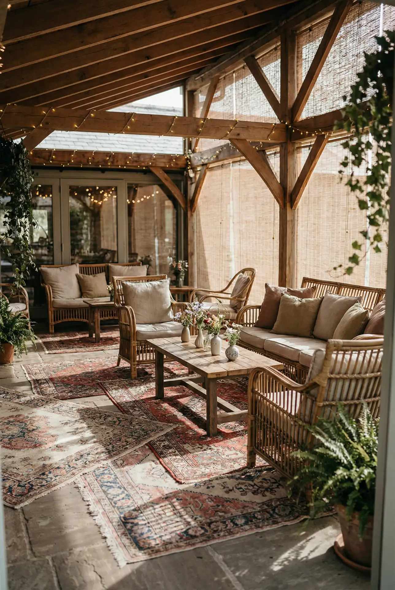 DIY Backyard Rustic Lounge Corners 1