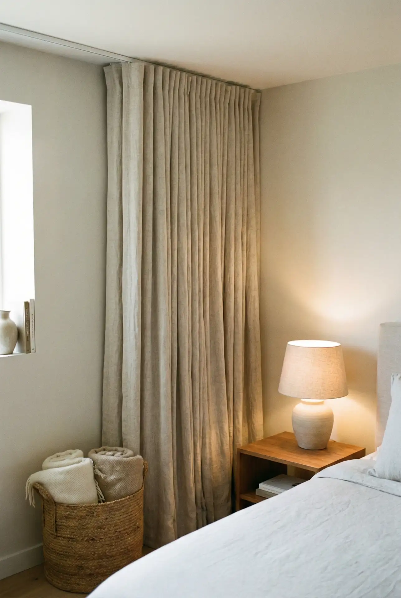 DIY Closet Curtain Upgrade For Rental Flexibility 2