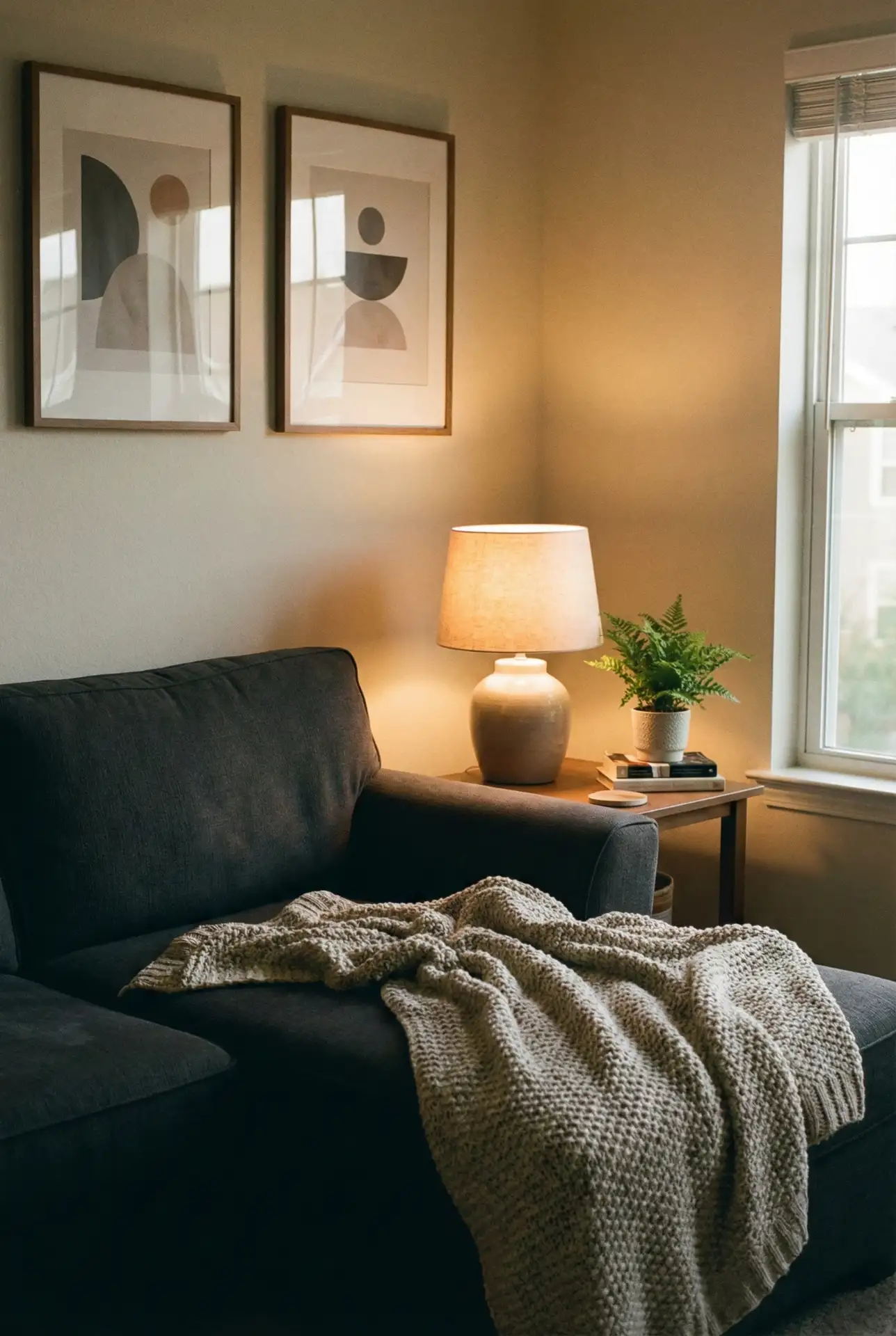 Dark-Gray Sectional With A Budget-Smart Refresh 2