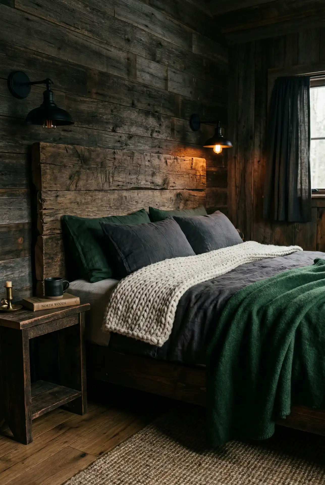 Dark Moody Cabin Retreat 2