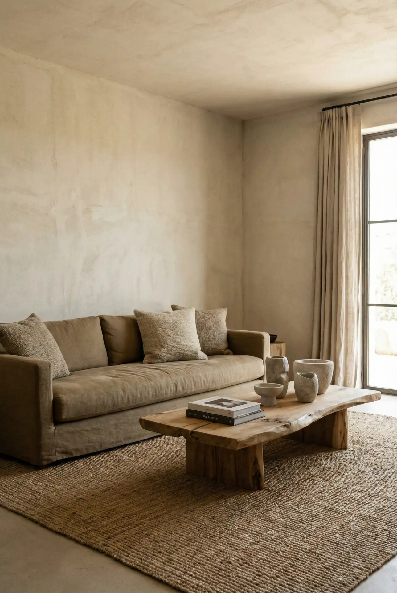 Earth Toned Modern Minimalist Retreat 1