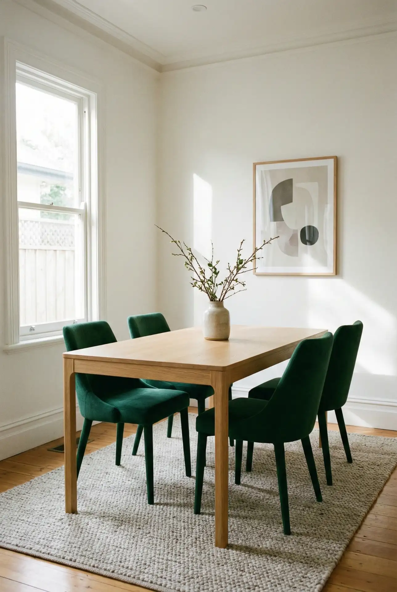 Emerald Green Upholstered Chairs That Make The Table Feel Like A Destination 1