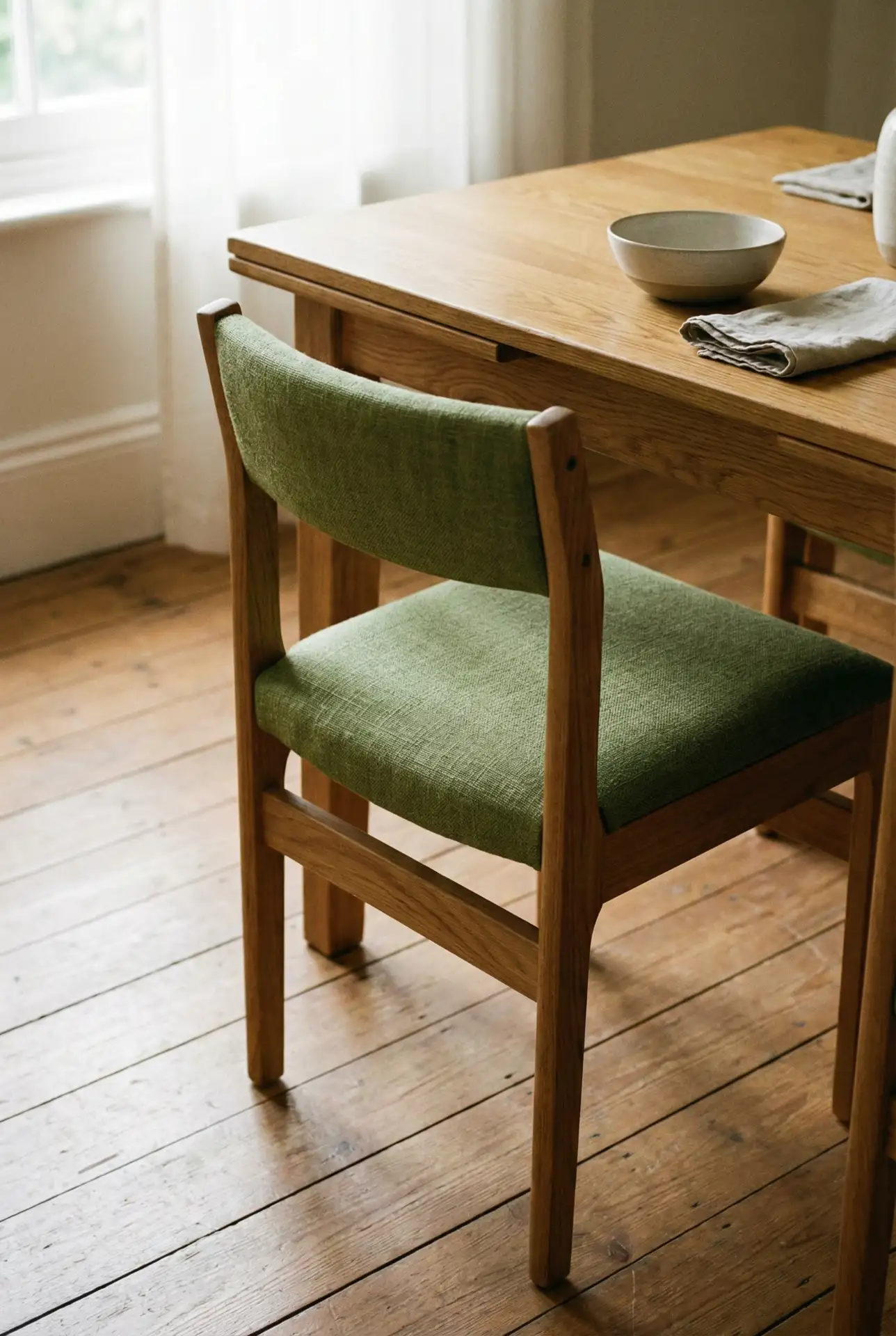 Emerald Green Upholstered Chairs That Make The Table Feel Like A Destination 2