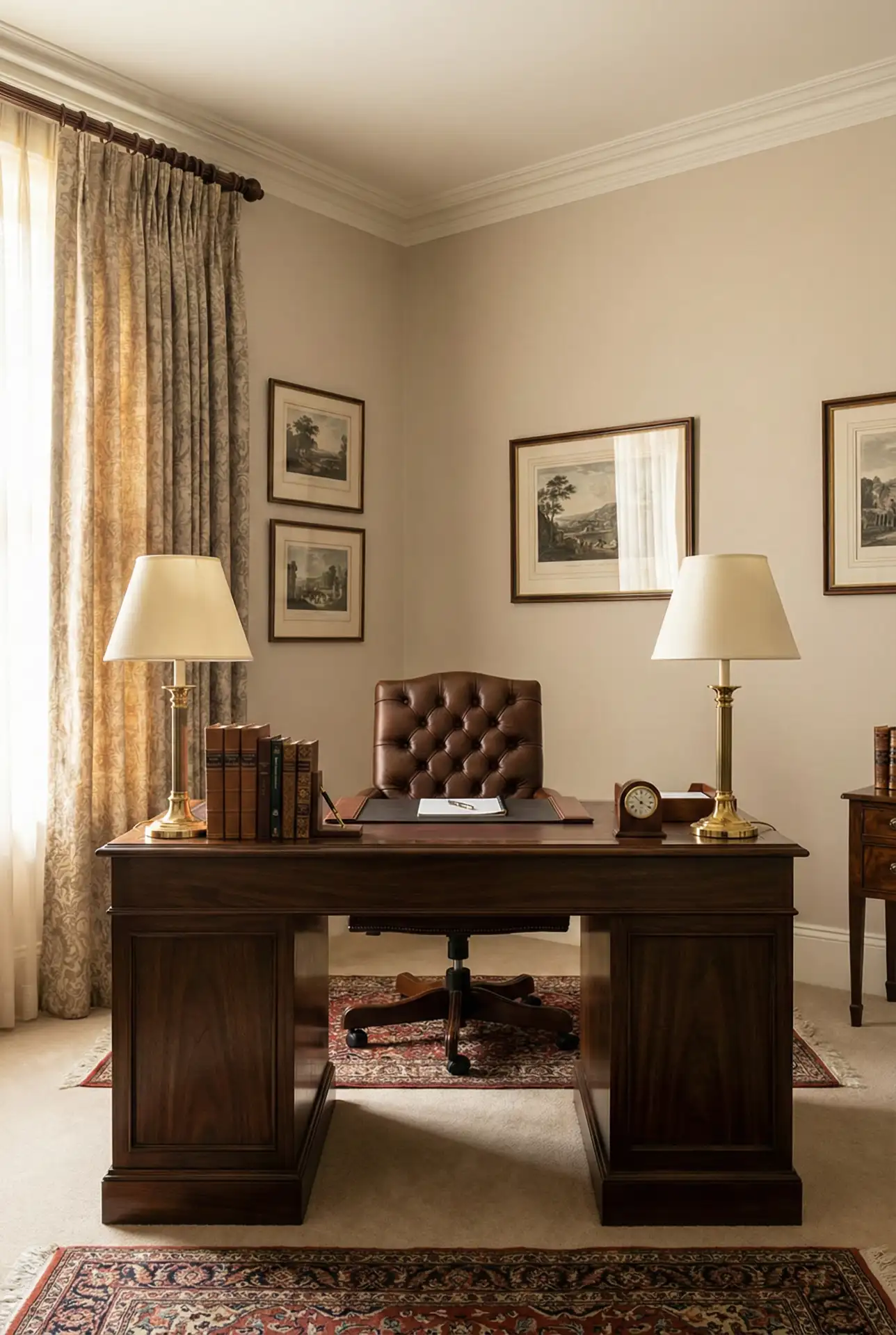 Executive Classic Office With Statement Desk 2