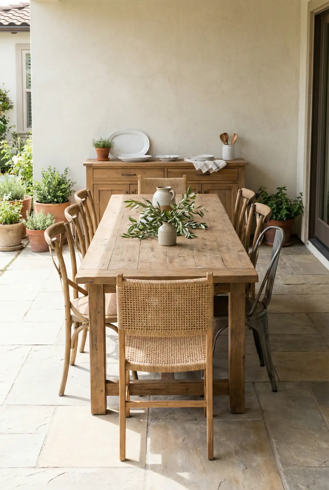 Extended Dining Patio For Big Weekend Tables 2