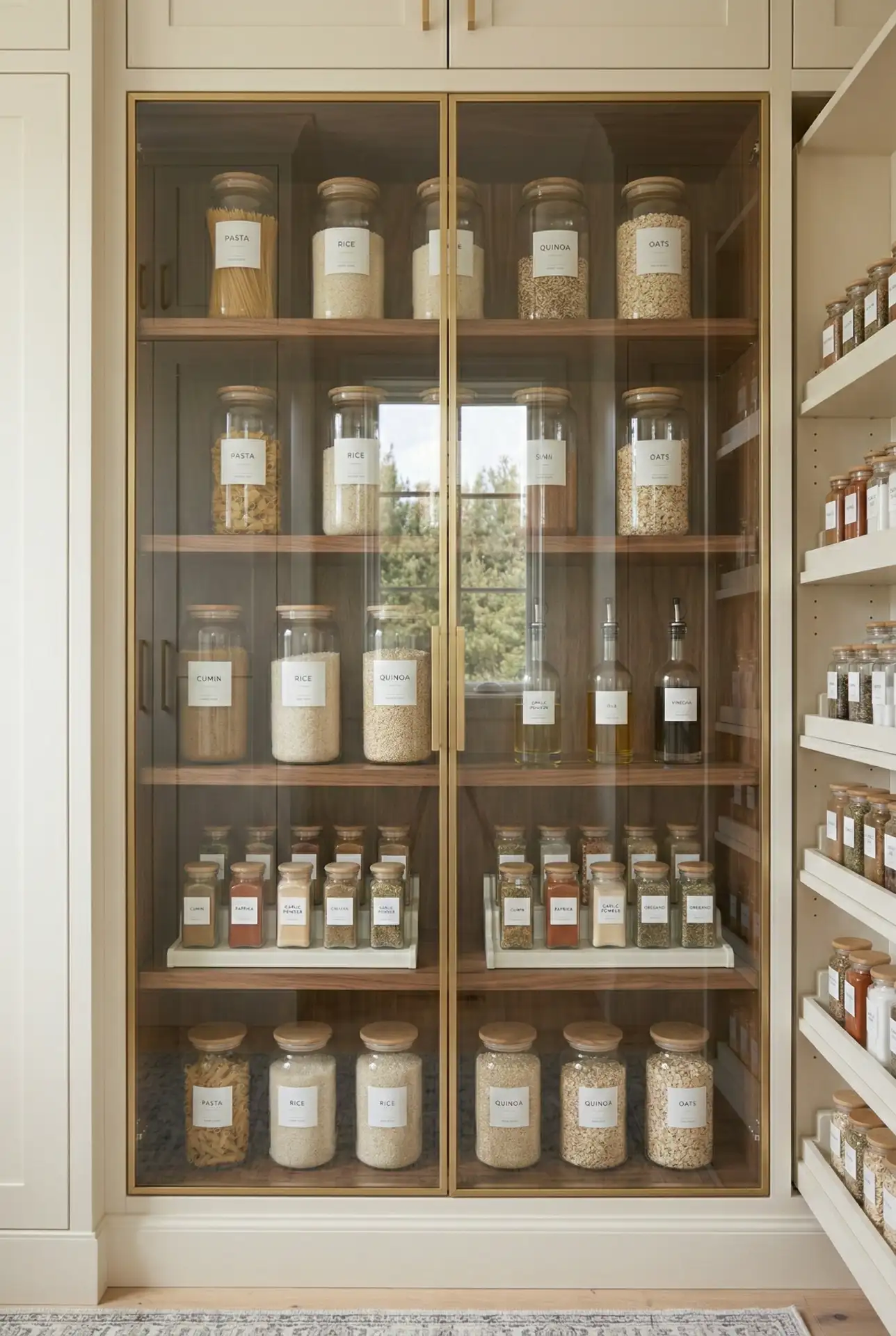 Glass-Front Floor-to-Ceiling Pantry Display 2