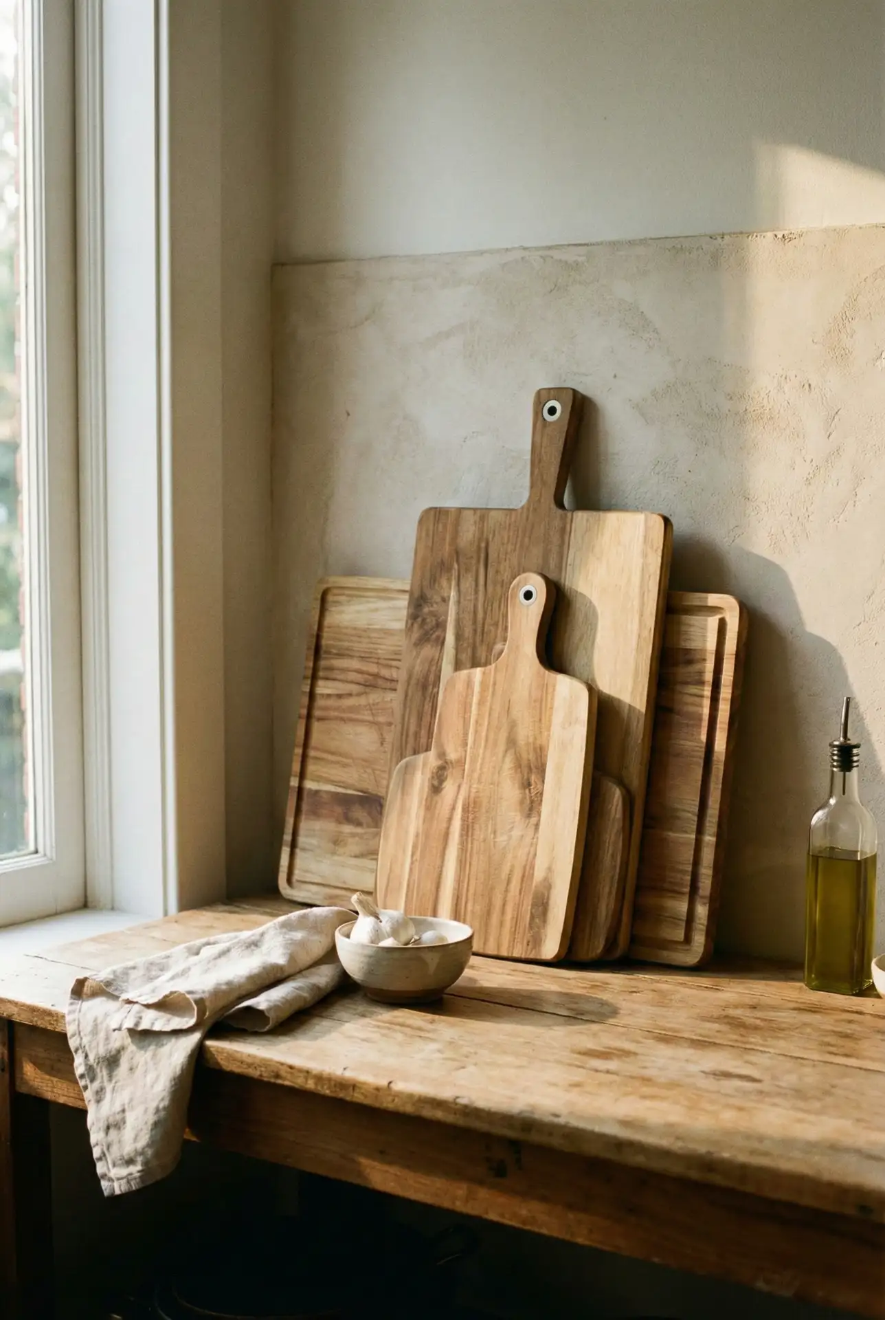 Granite And Marble Layered Boards For A Styled Working Counter 2