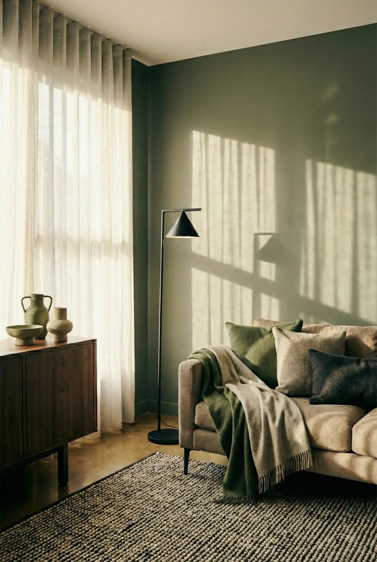 Green And Beige Grey For A Soft Earthy Blend 2