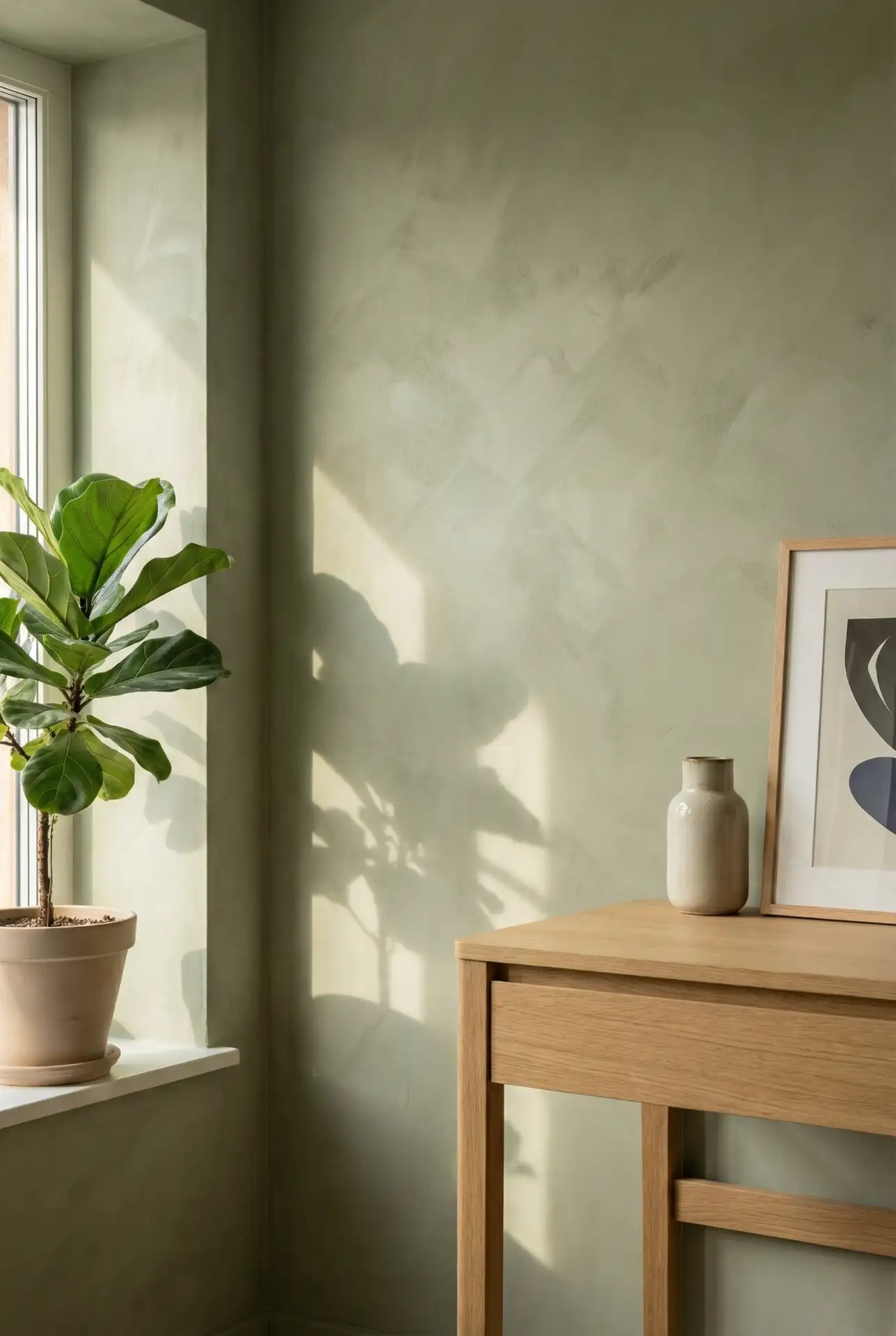 Green Modern-Minimalist Office With Biophilic Touches 2