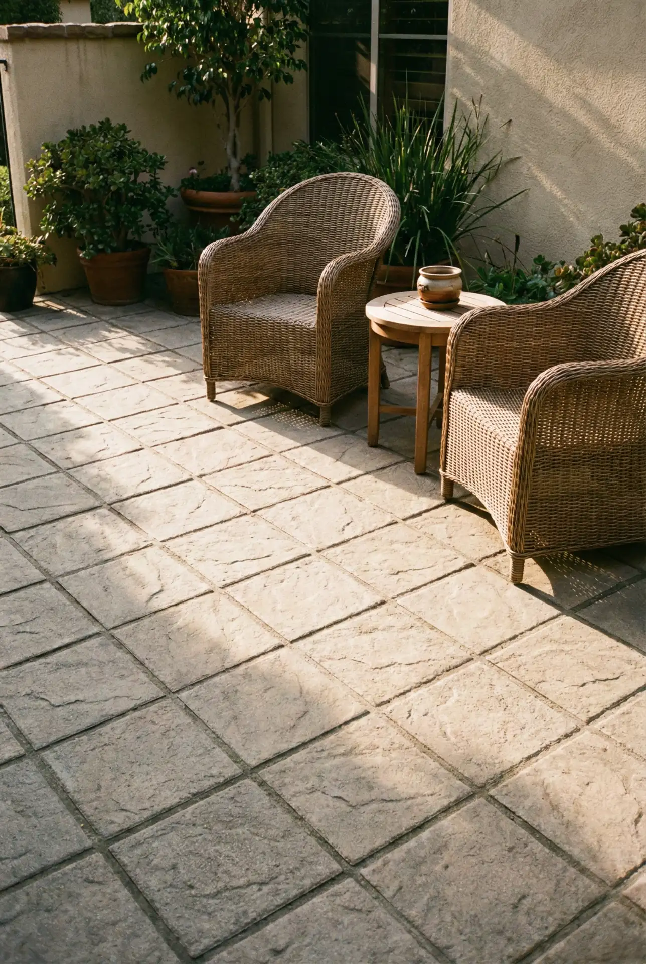 Grid-Pattern Courtyard With Crisp Edges 2