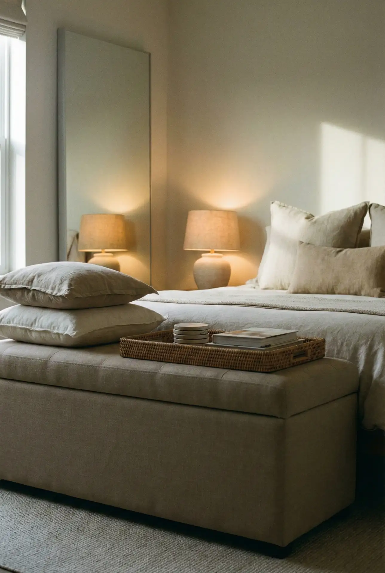 Guest Room Storage Bench That Hides Everything 2