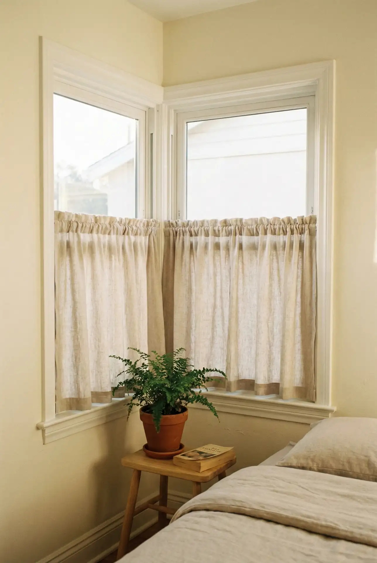 Half-Window Privacy Drapes For Street-Facing Bedrooms 2