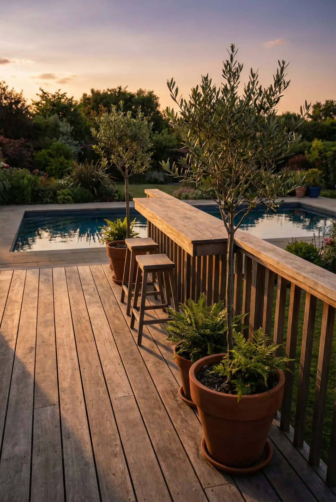 Half-Wrapped Deck with Built-In Bar Shelf 1