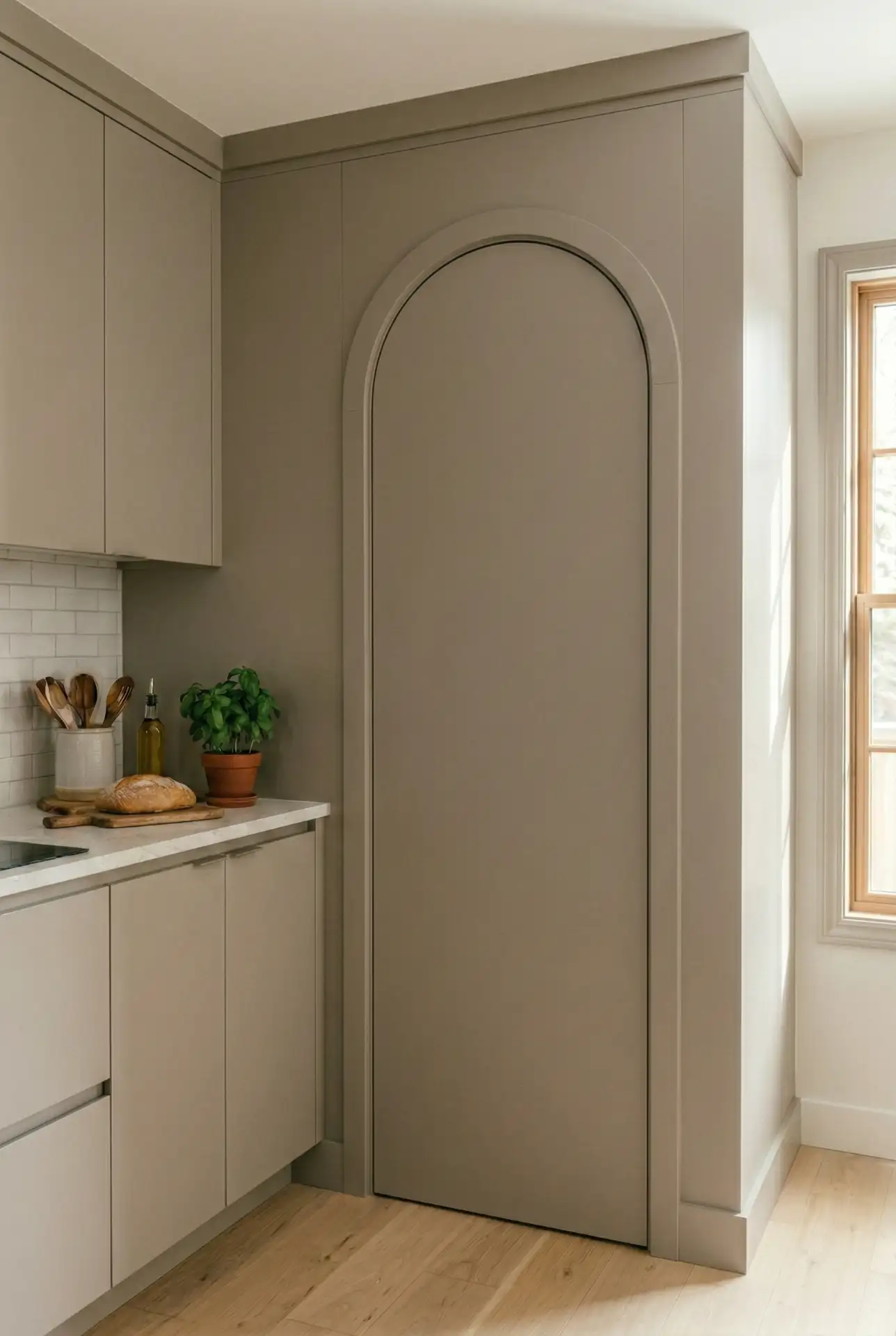 Hidden Corner Pantry Door 1