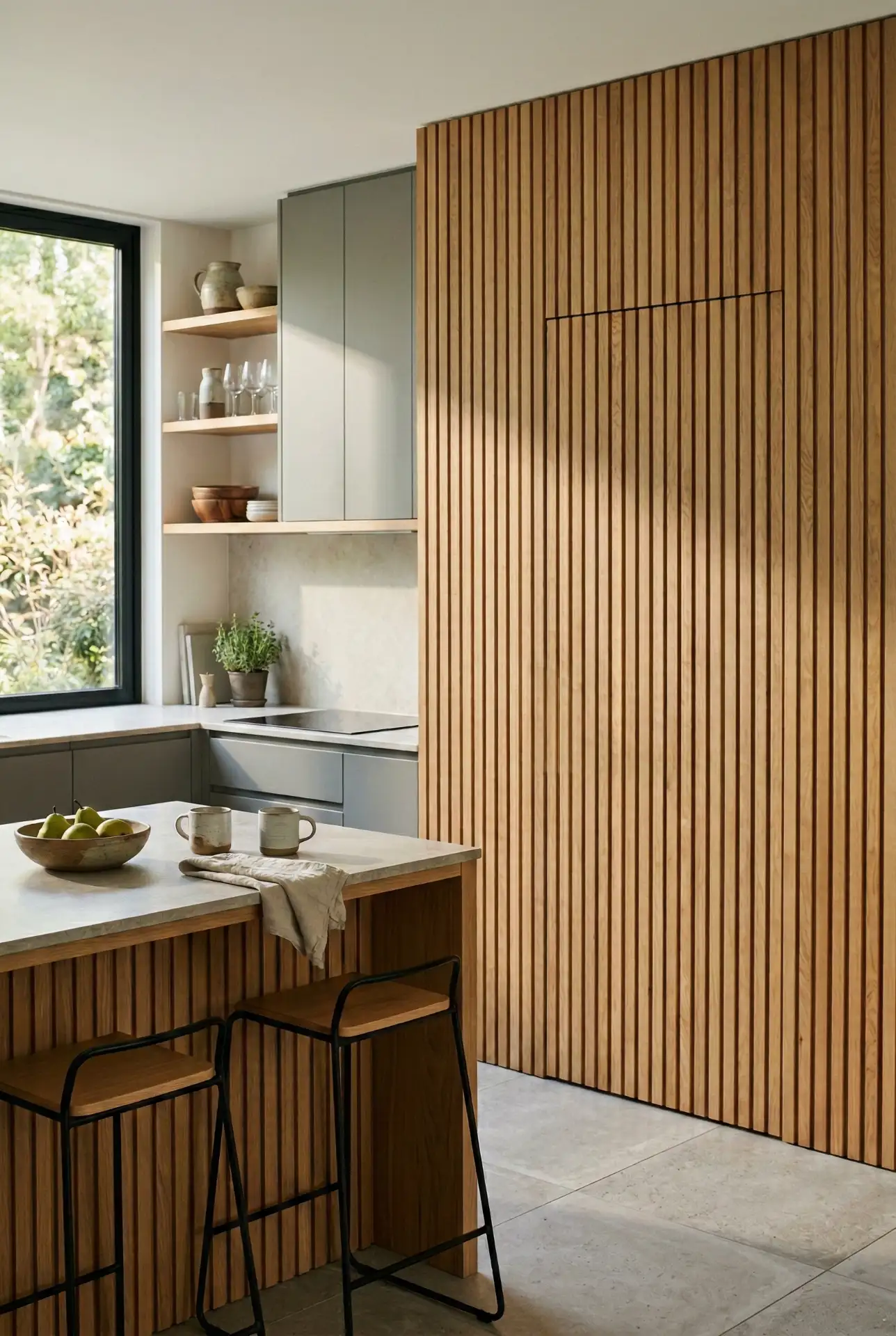 Hidden Flush Pantry Door 1