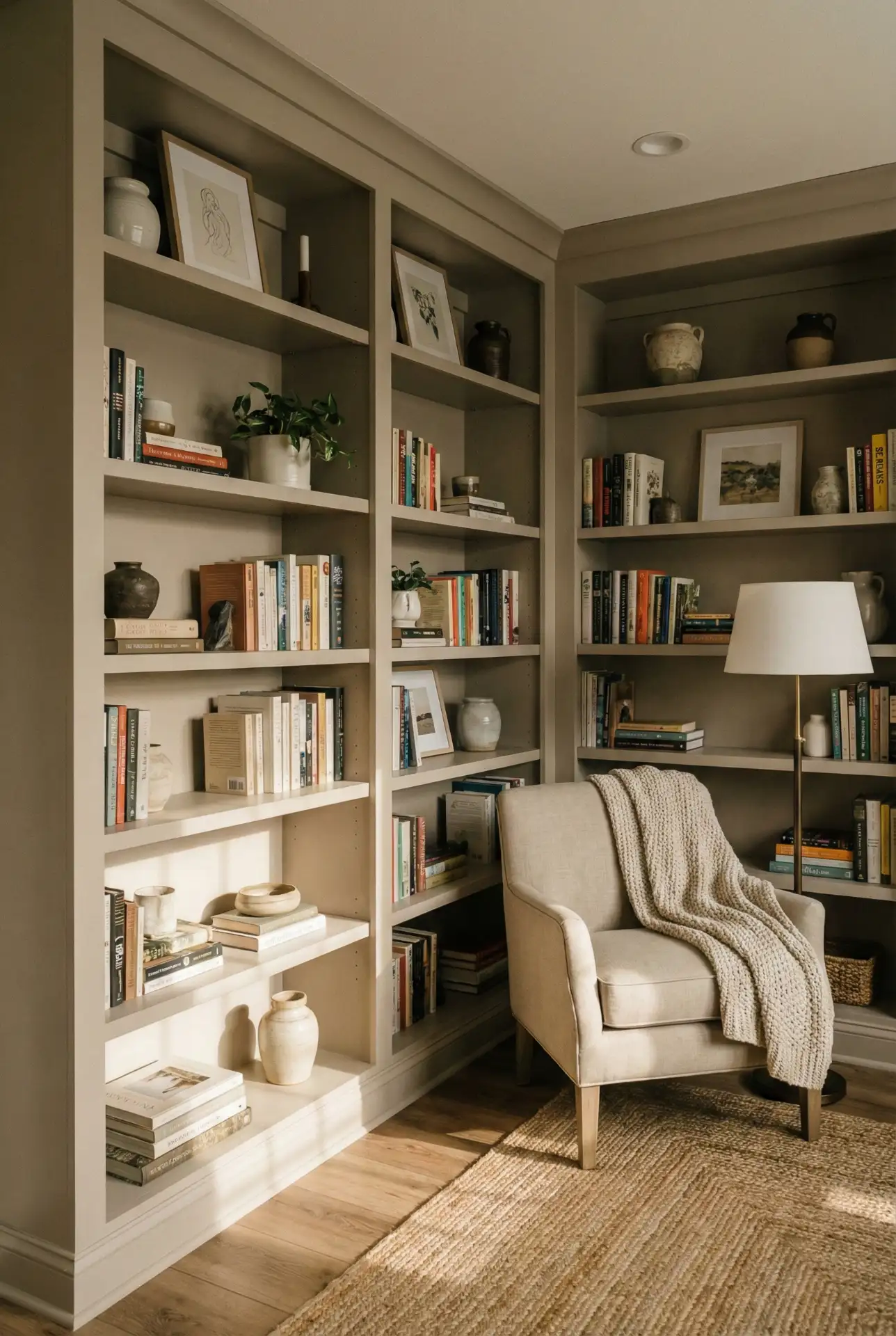 Ikea Hack Library For Rentals With Modular Shelving 2