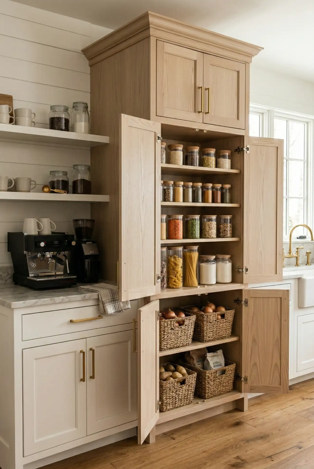 Ikea Tall Pantry with Adjustable Shelves 2