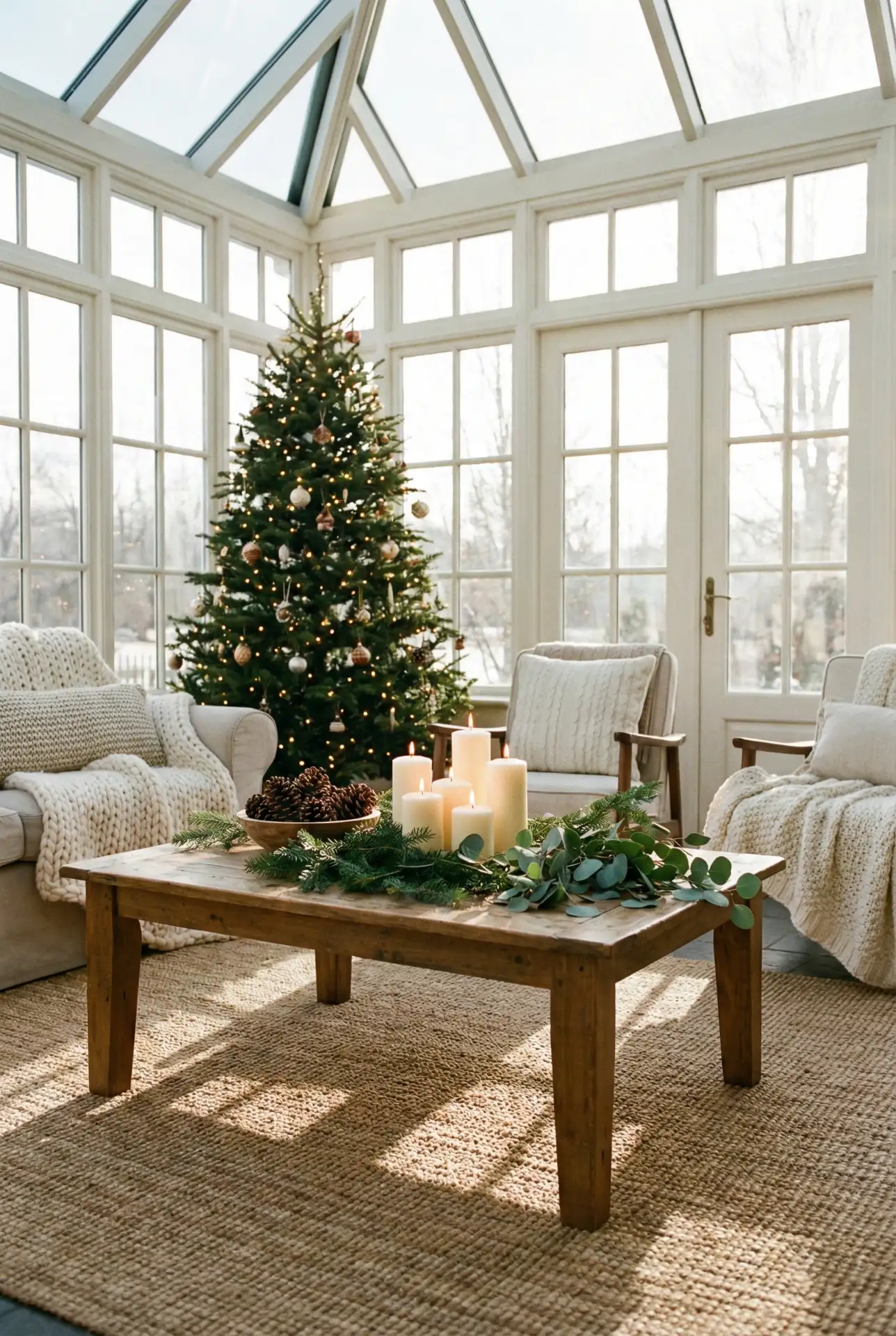 Indoor Cozy Christmas Corner 1