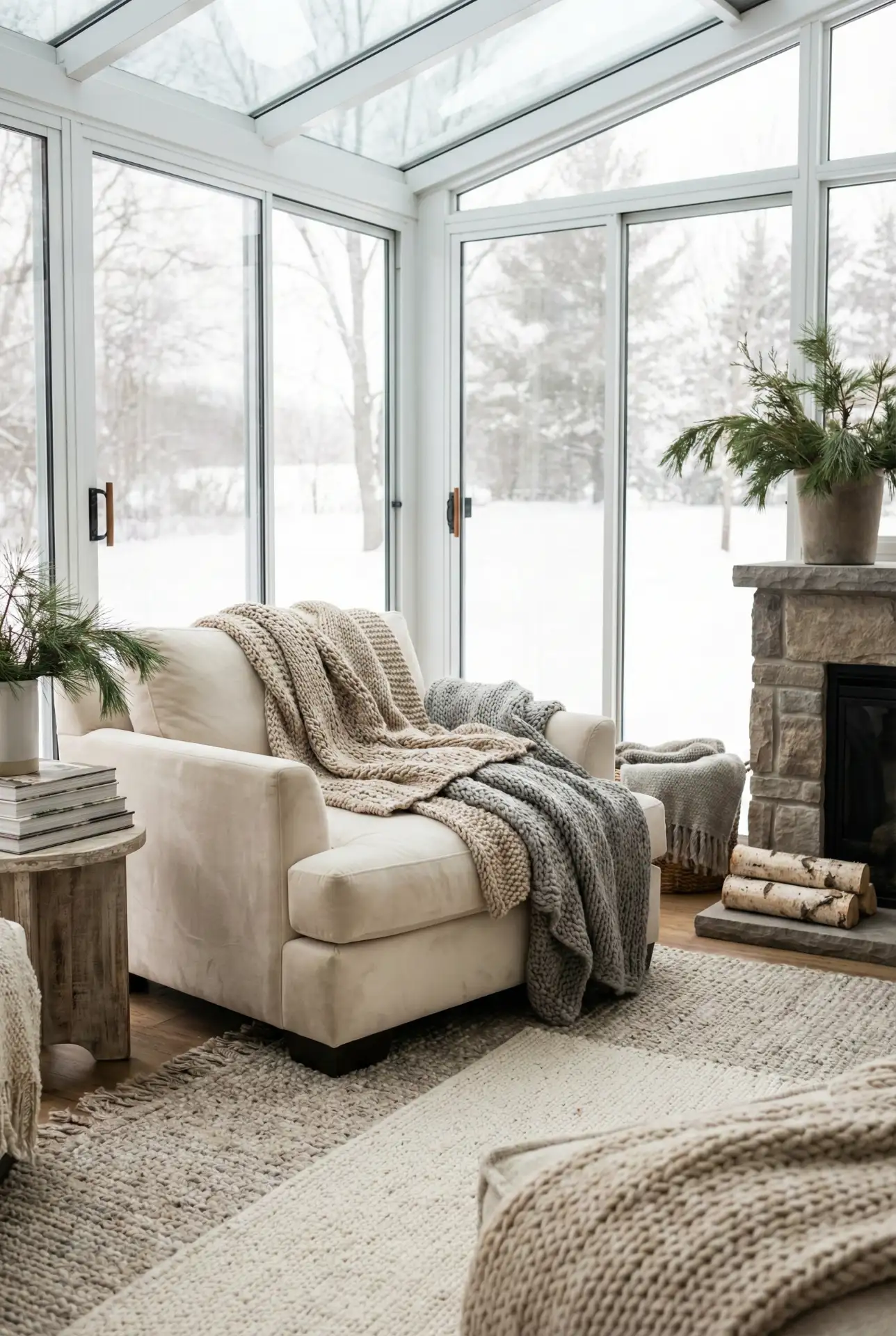 Indoor Cozy Winter Lounge 1