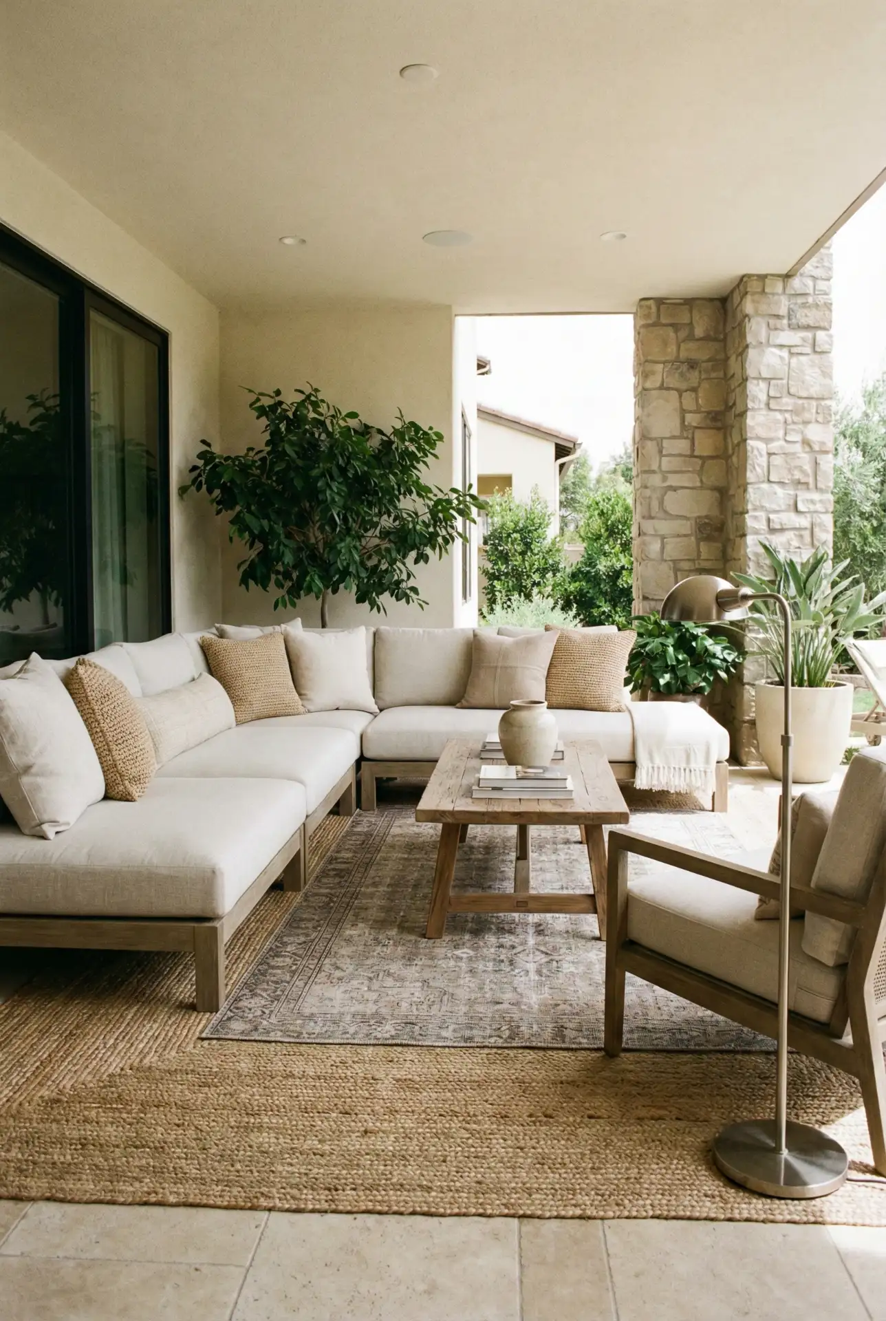 Indoor-Outdoor Living Room Flow For Large Patios 1