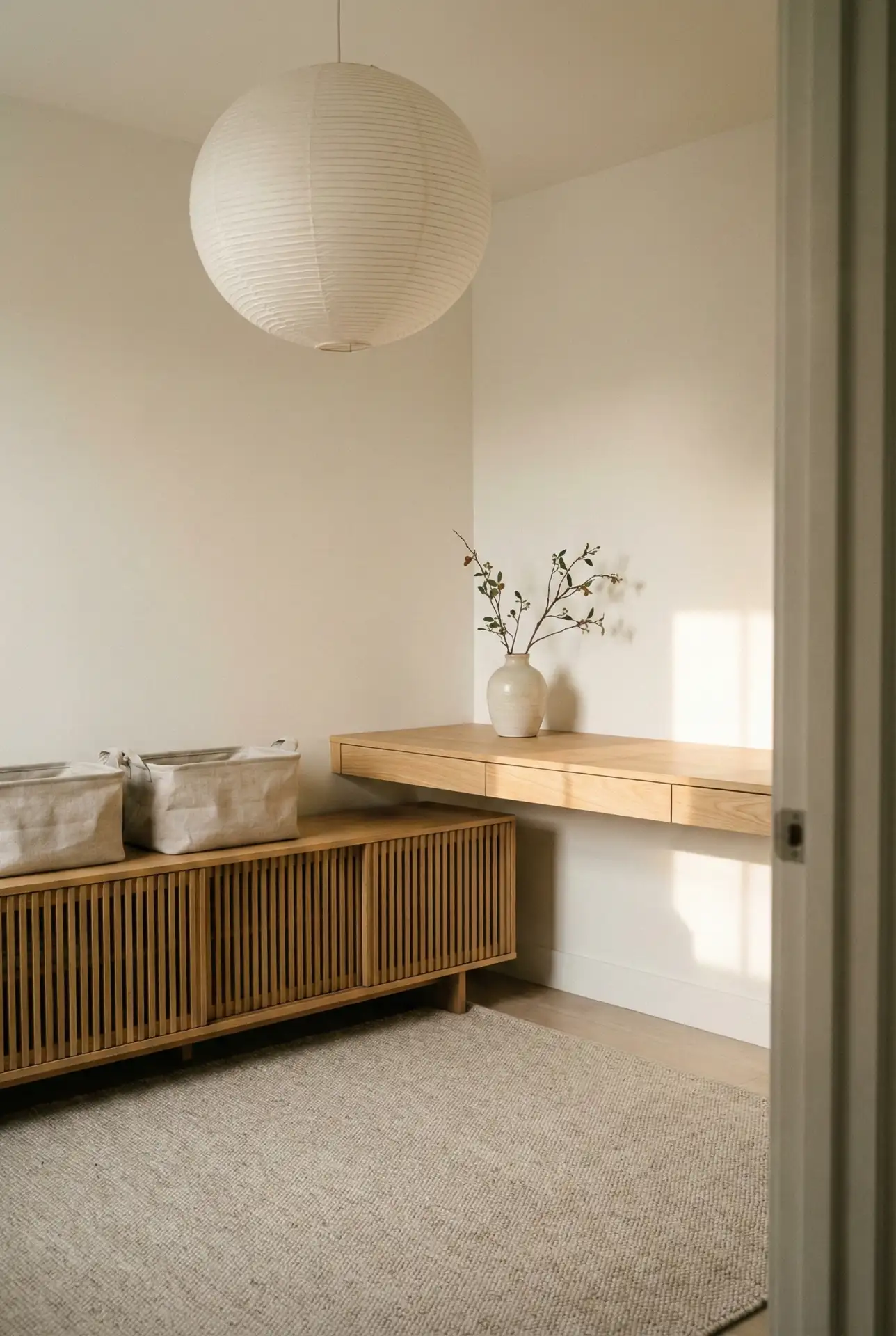 Japandi Calm Corner With Soft Storage 1