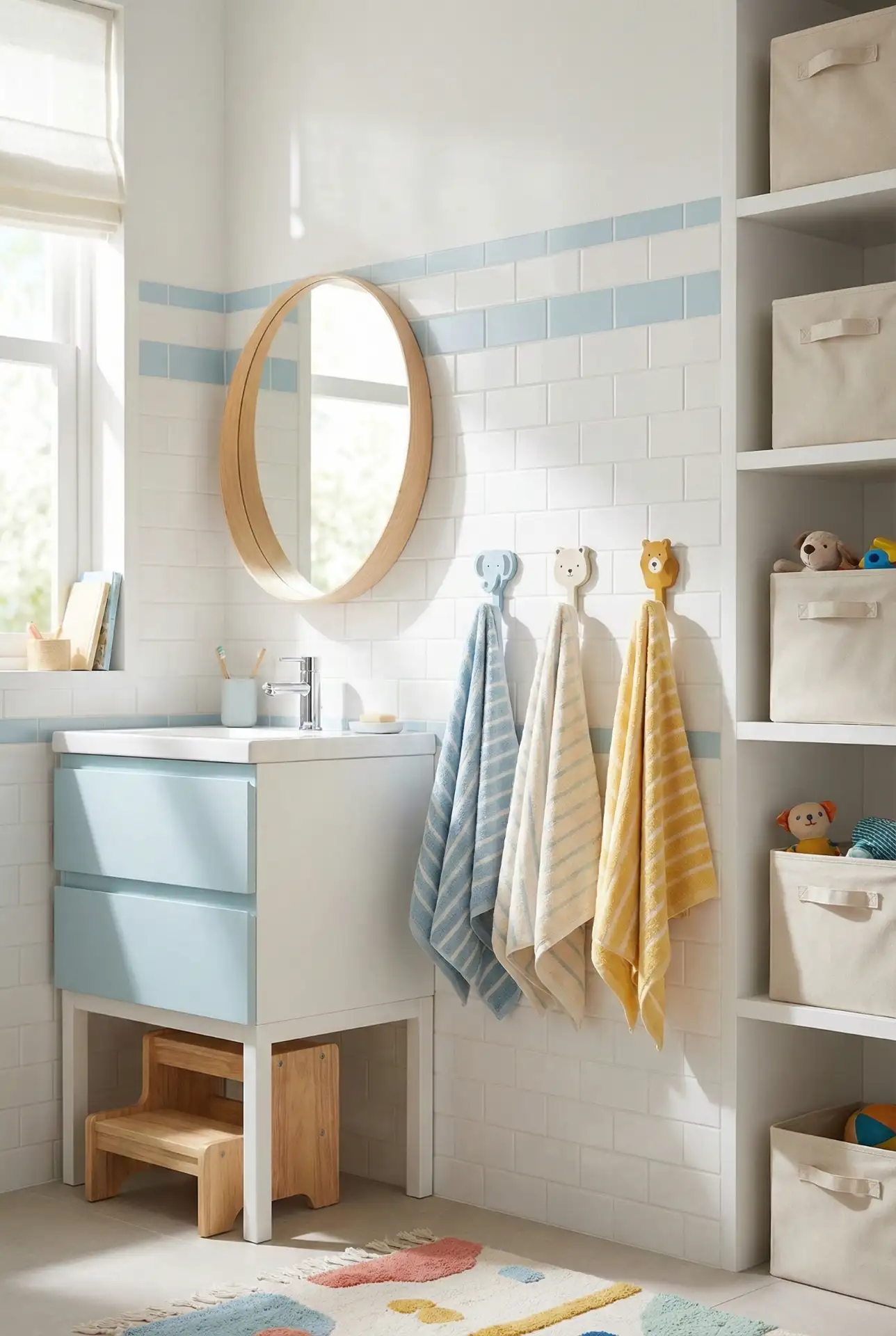 Kid-Friendly Bath With Adopt Me-Inspired Pastels 1