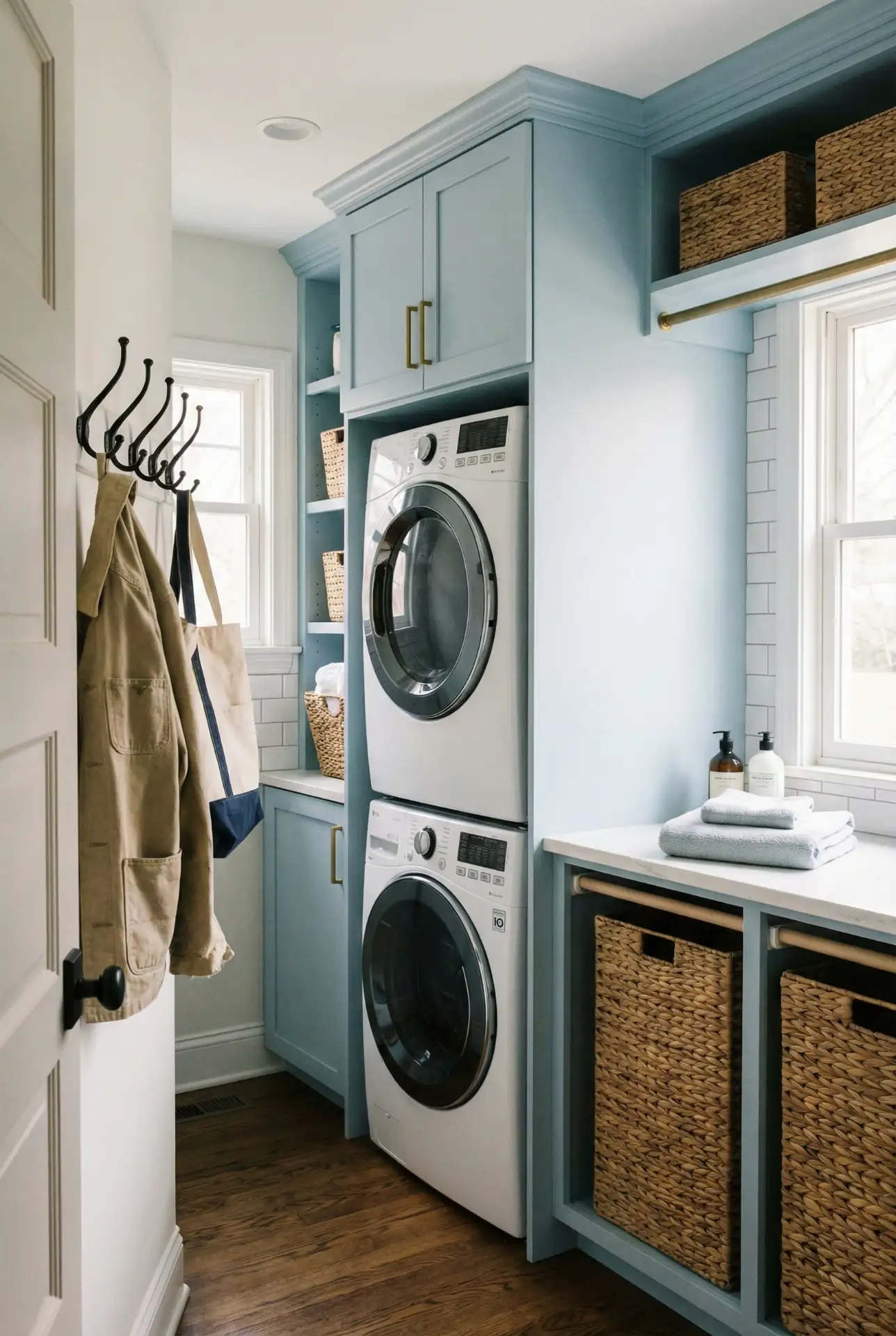 Laundry-Mudroom Combo With Sorting Stations 1