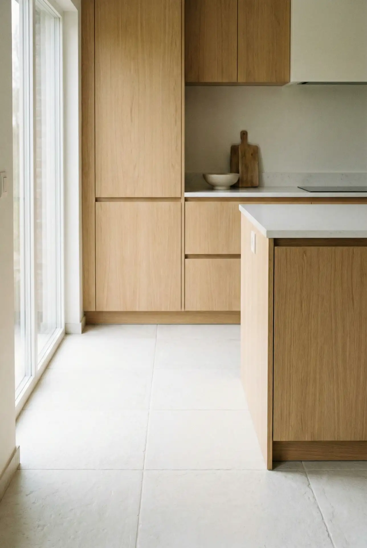 Matte White Tile with Subtle Texture 1