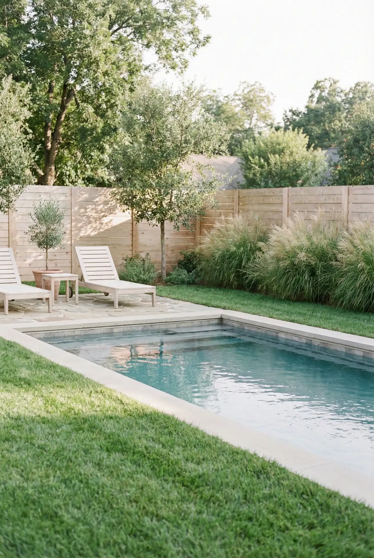 Minimal Backyard Pool with Clean Lines 2