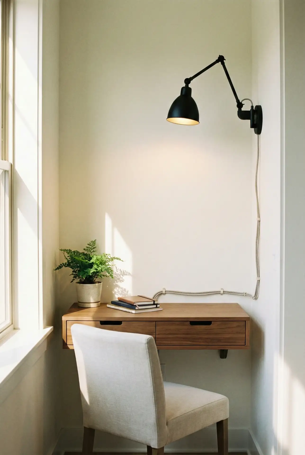 Minimalist Small-Space Wall Desk 2