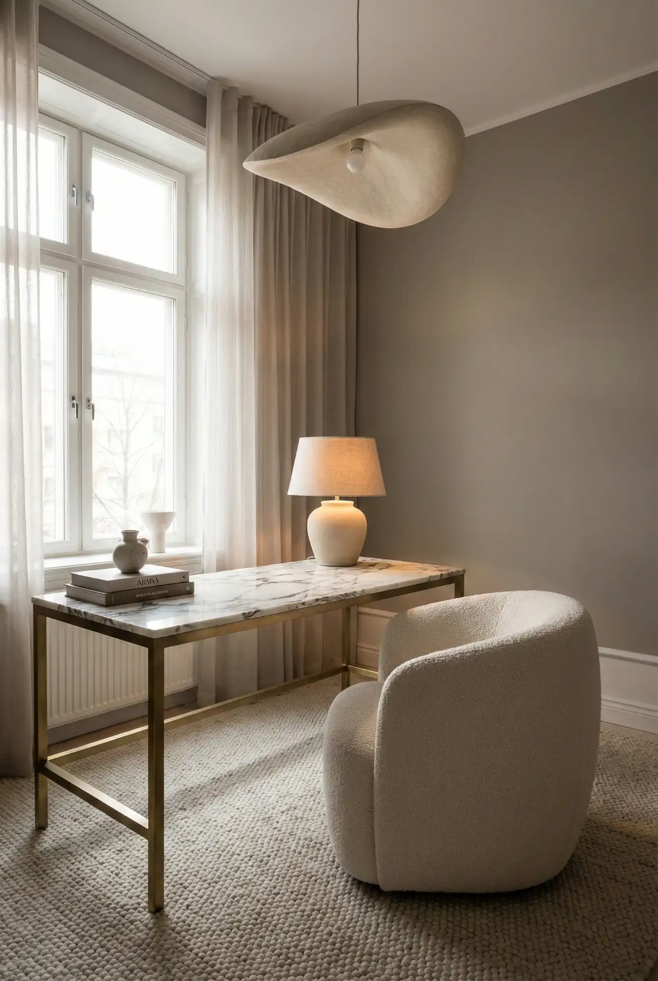 Modern Luxury Office With Layered Lighting 2