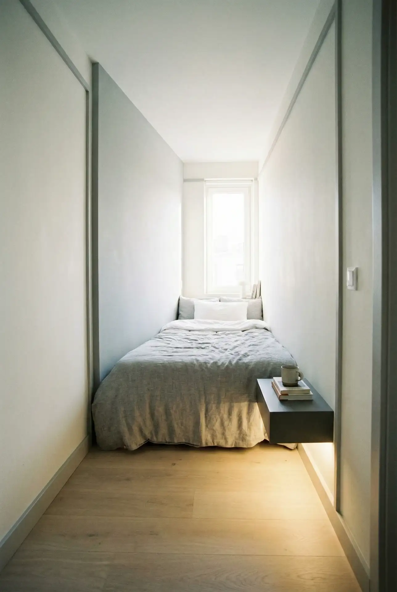 Modern Minimal Single Bed For Narrow Rooms 1