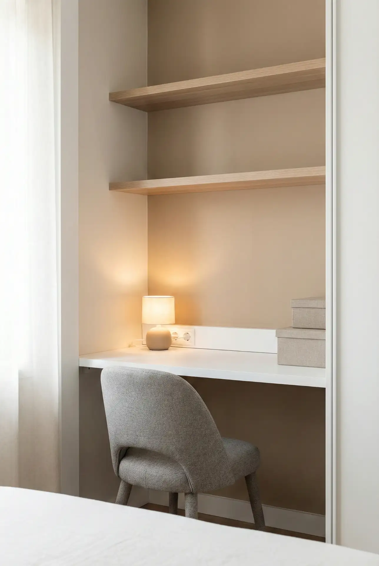 Modern Minimalist Closet Office (Cloffice) 2