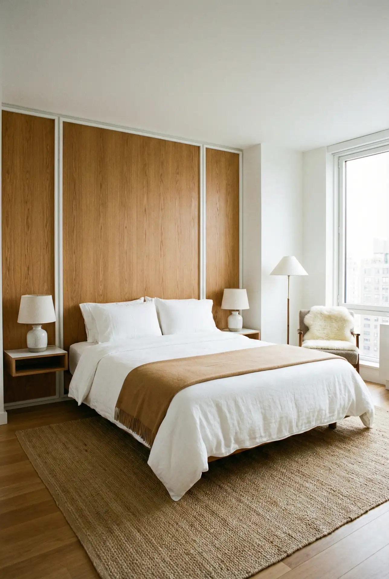 Modern Real Life Apartment Bedroom With Clean Trim 2