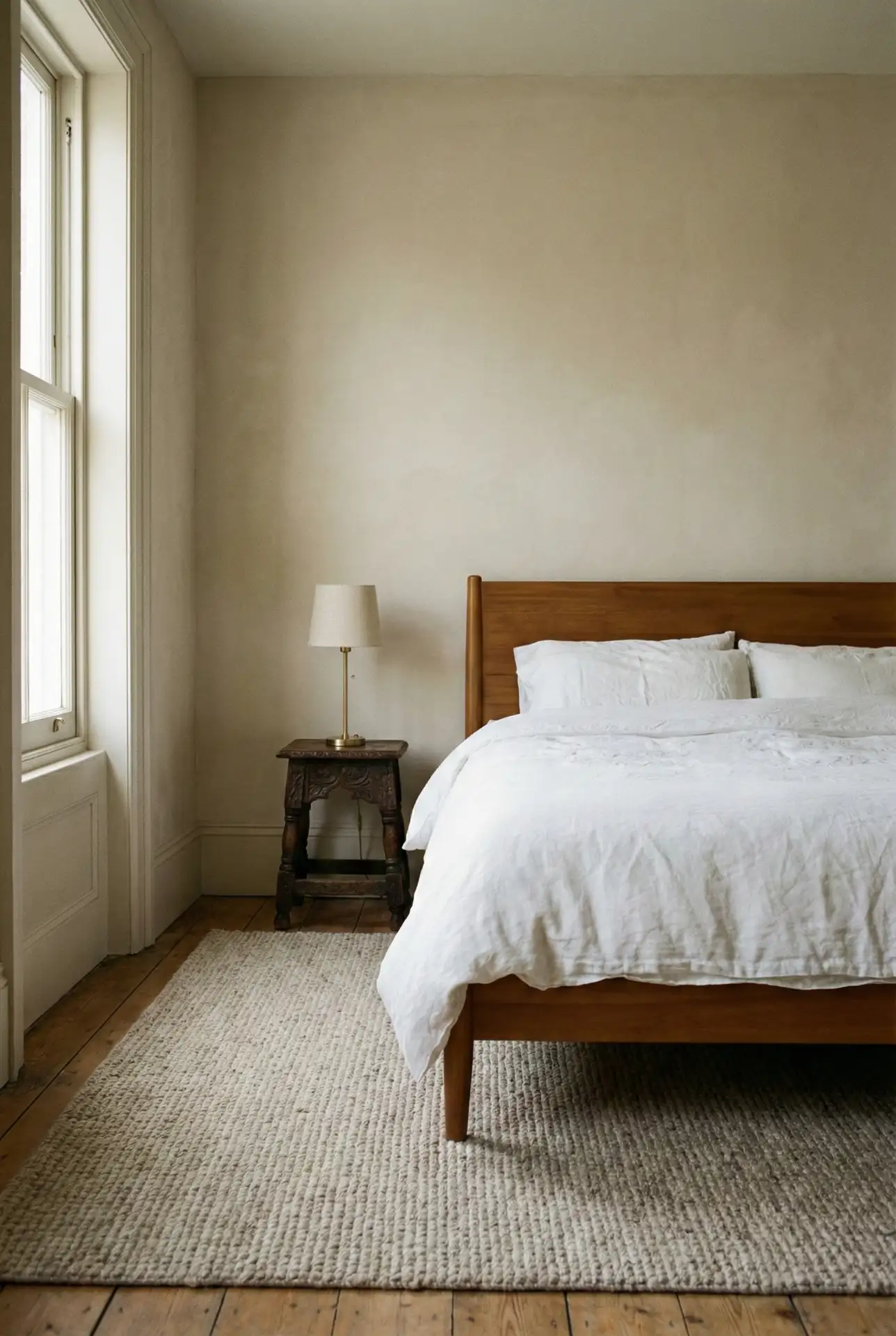 Modern Vintage With Earthy Wood And White Linen 2