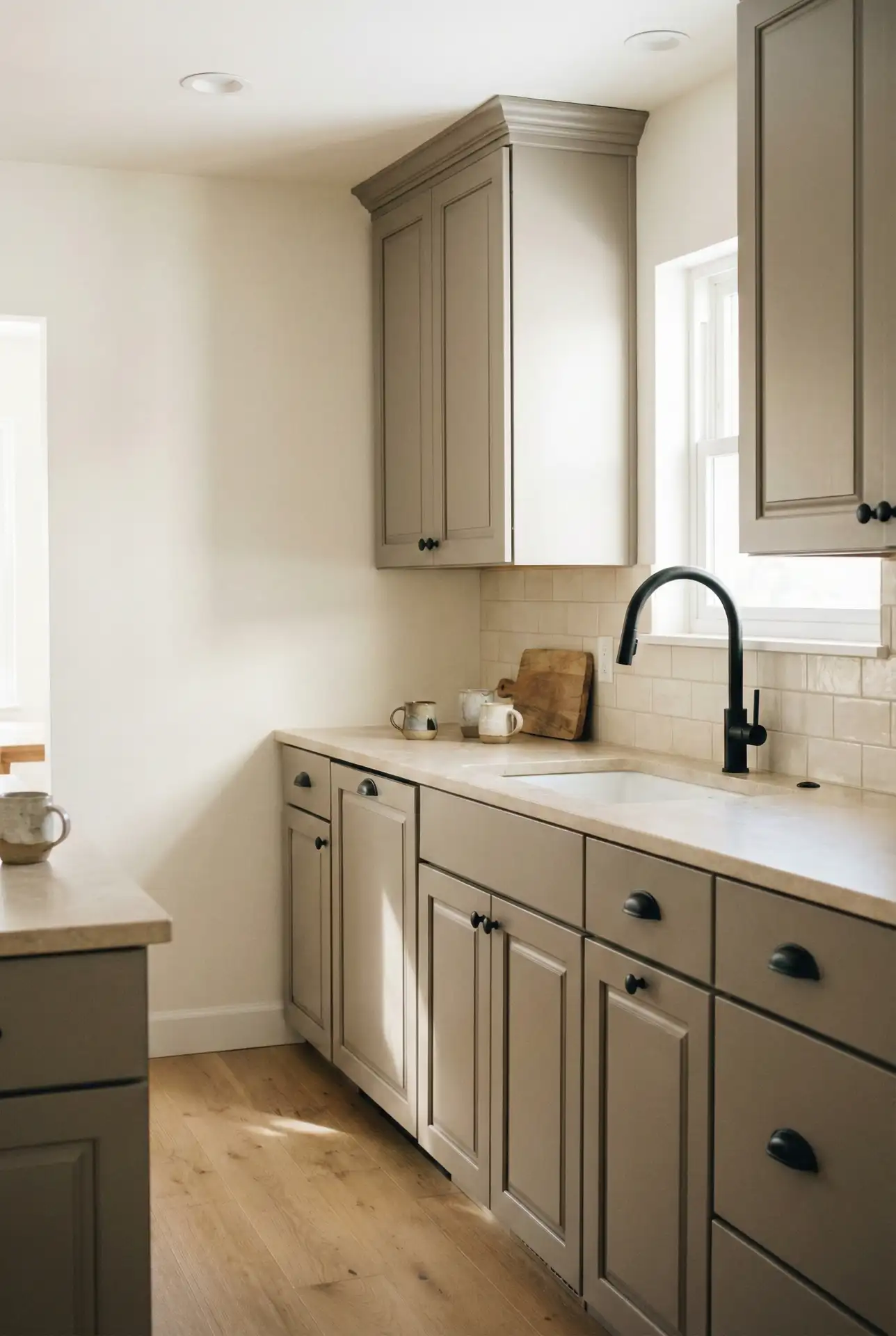 Moody Mushroom Gray With Matte Black Touches 2