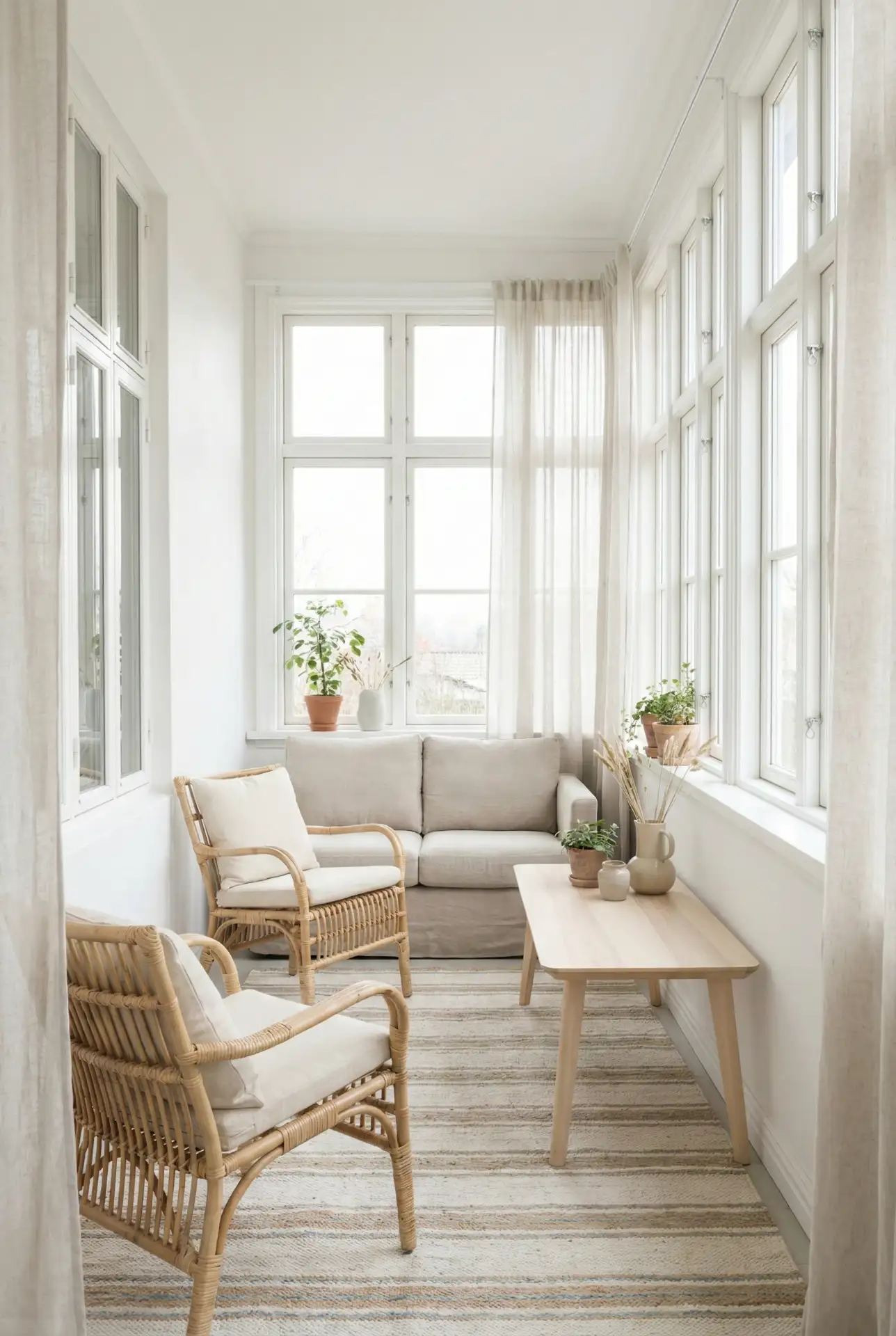 Narrow Coastal Inspired Small Cozy Escape 1