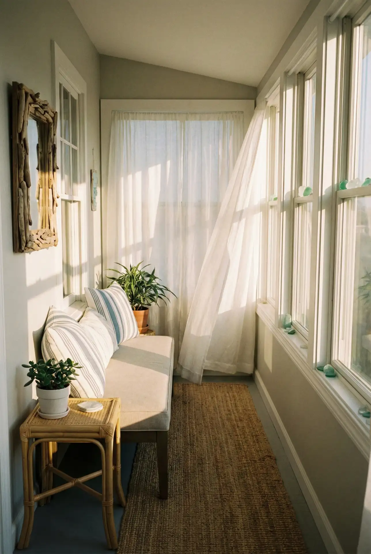 Narrow Coastal Inspired Small Cozy Escape 2