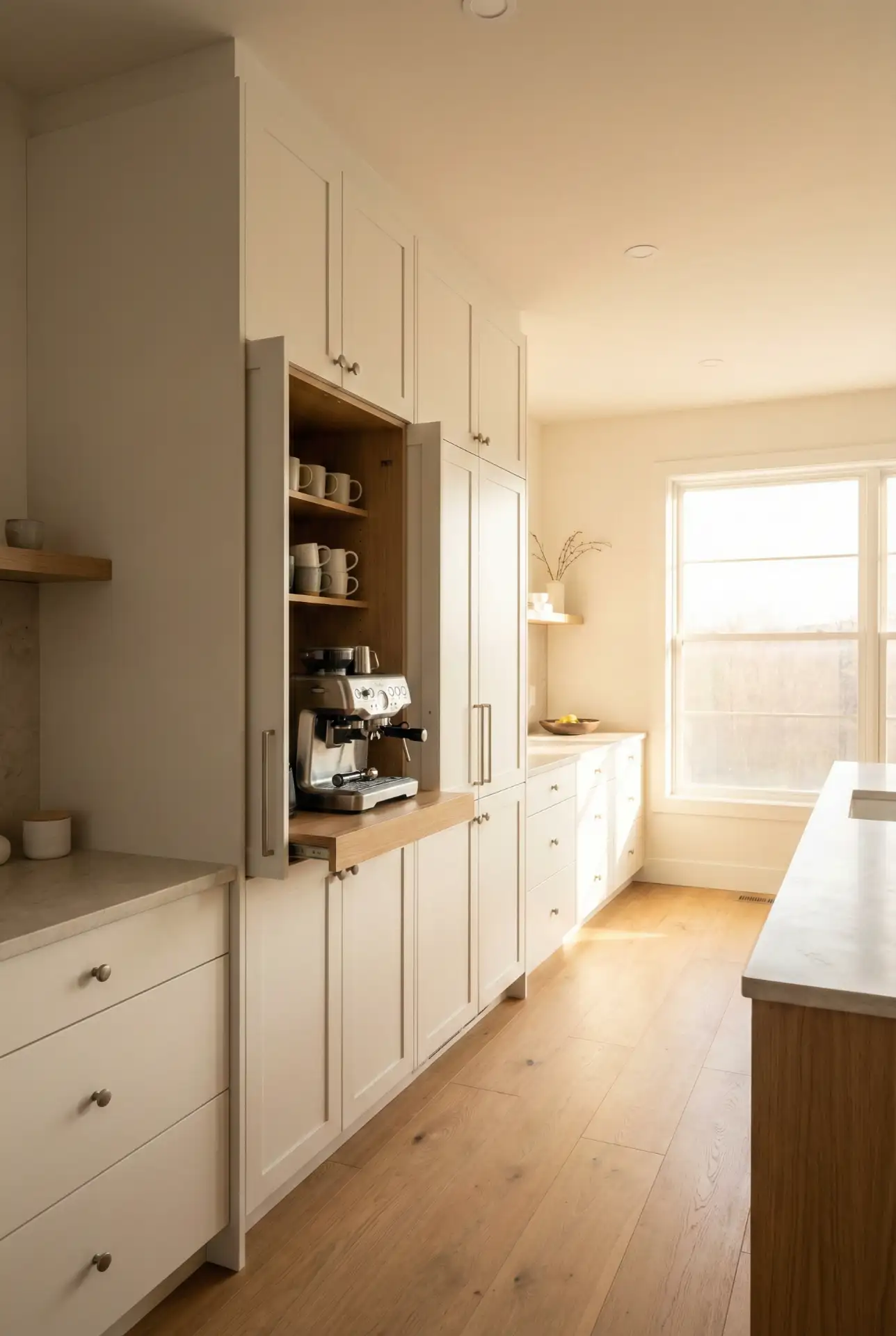 Narrow Ideas With A Built-In Coffee Station 1