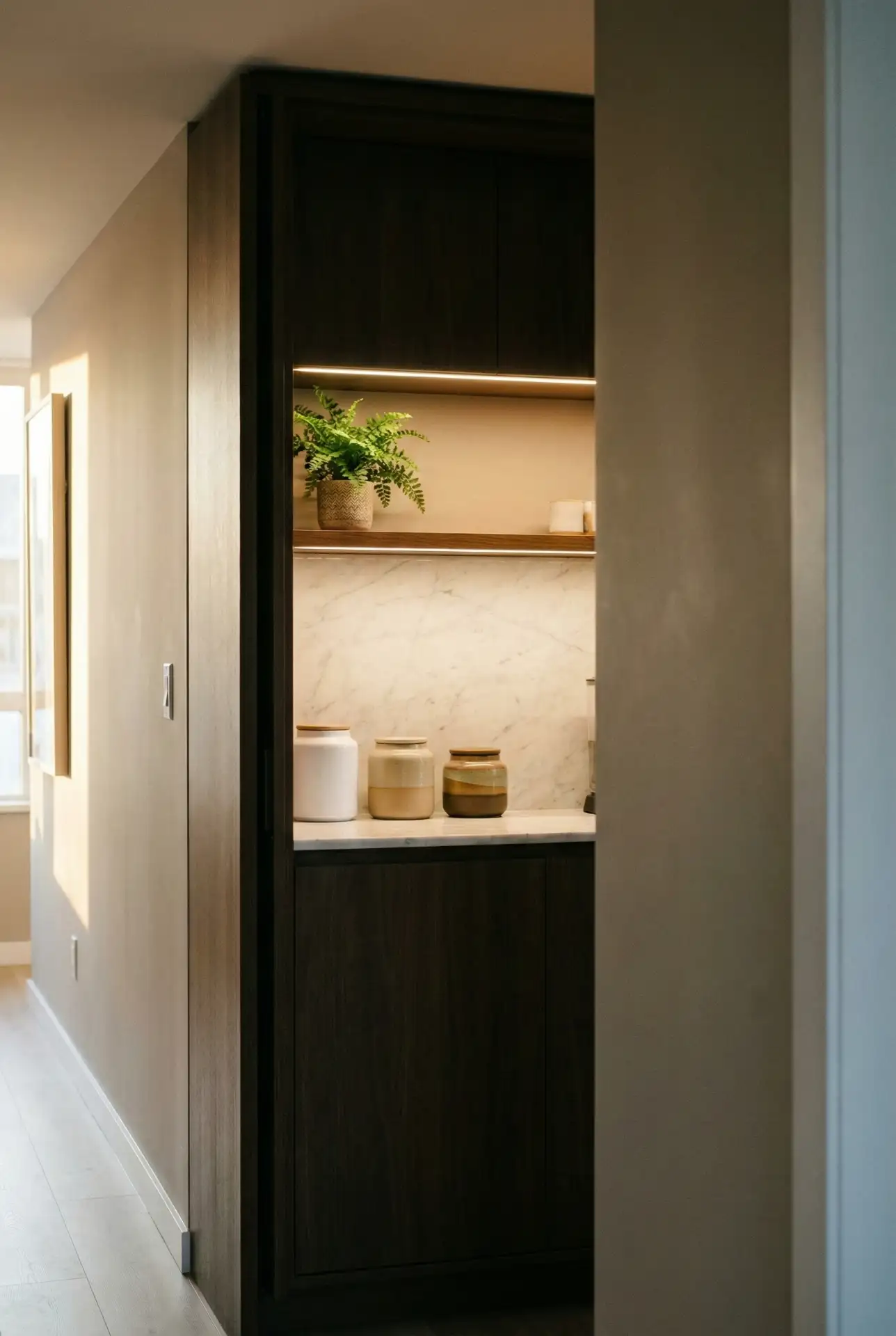 Narrow Ideas With A Built-In-Coffee-Station 2