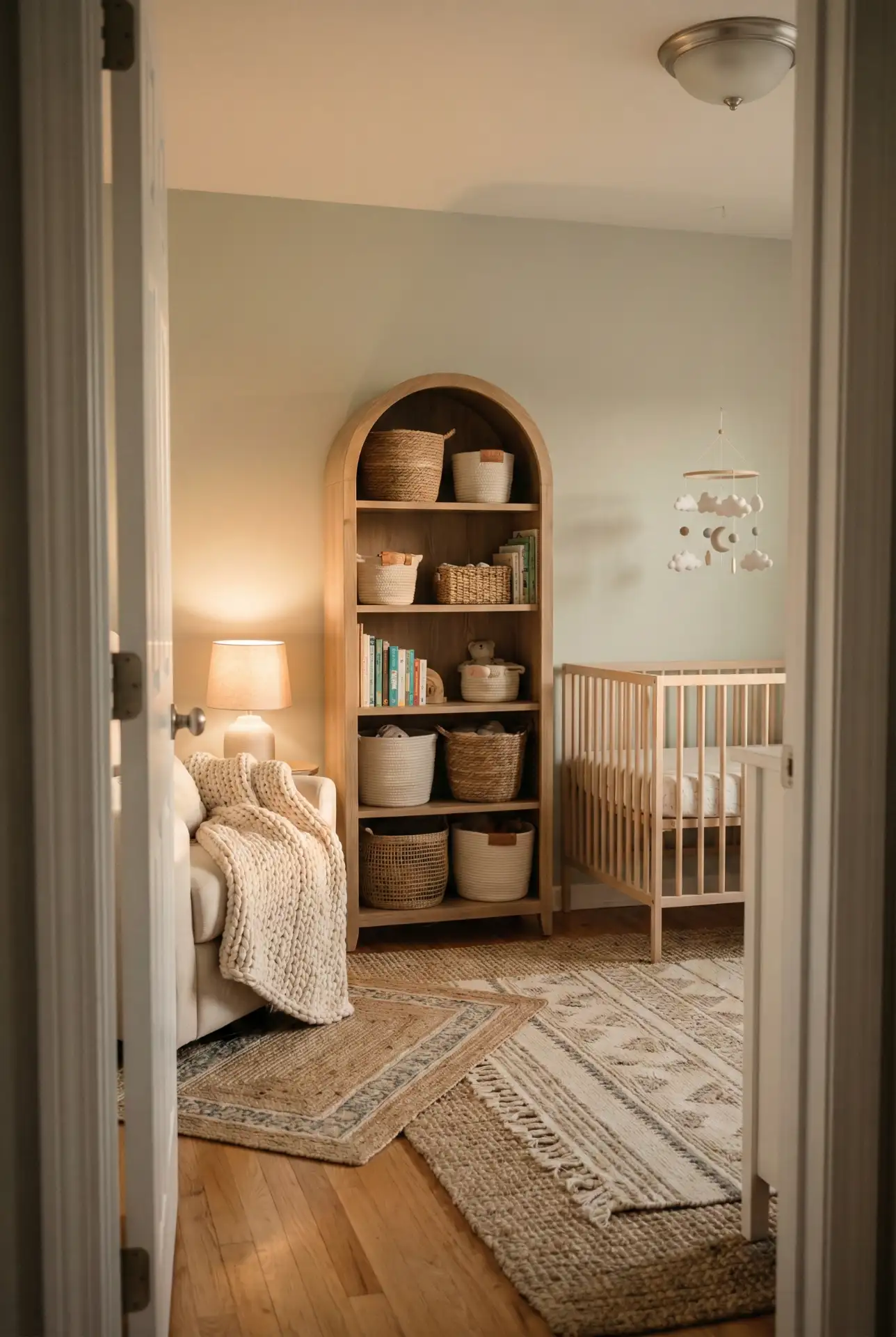 Neutral Pastel Cloud Nursery 2