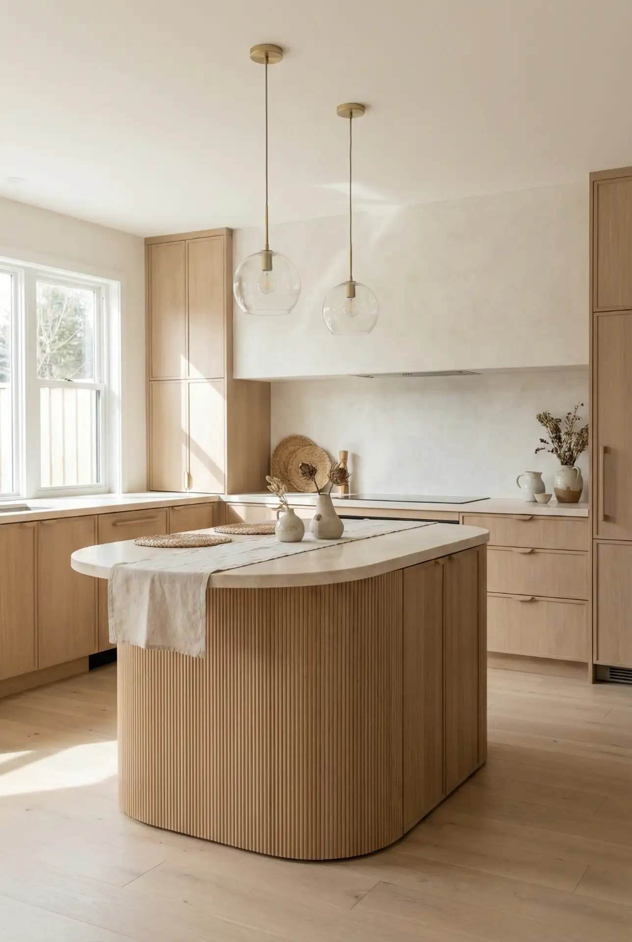 Organic Modern Kitchen With Soft Curves 1