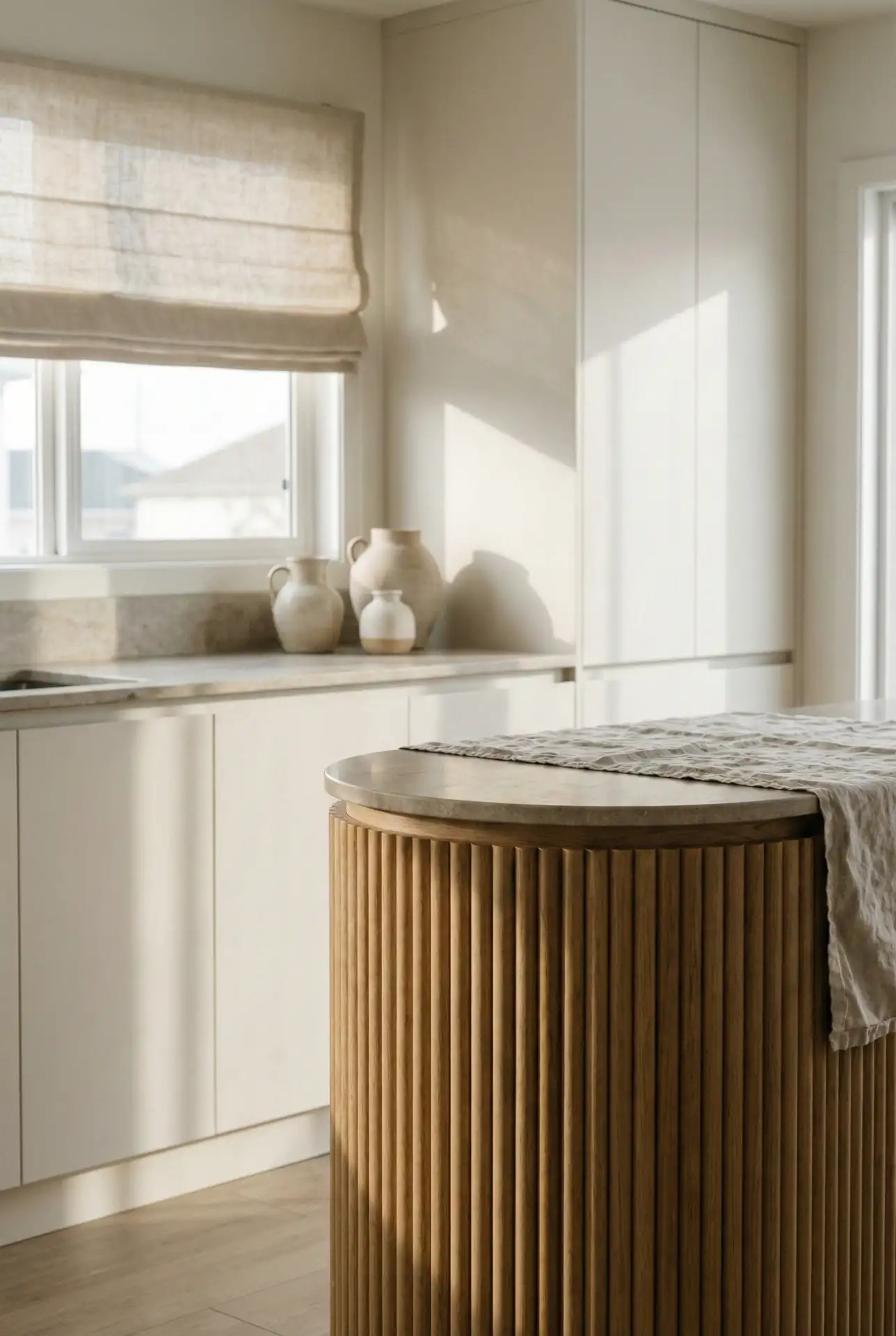 Organic Modern Kitchen With Soft Curves 2