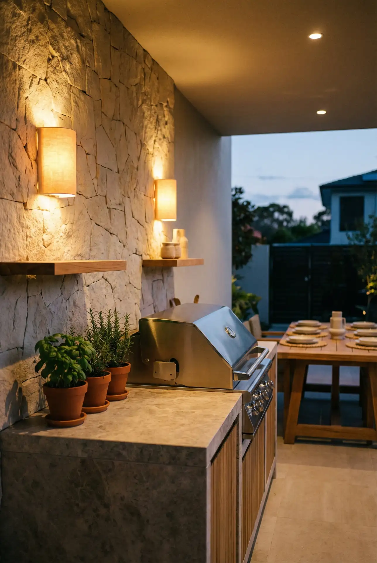 Outdoor Open-Air Entertaining Kitchen 2