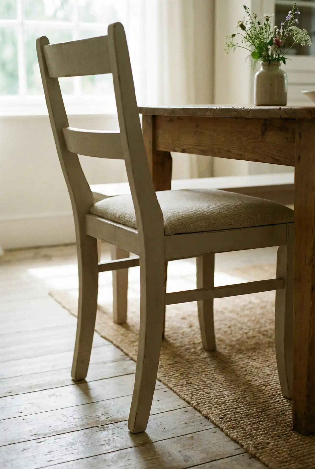 Painted Chair Makeover In A Soft Playful Palette 1