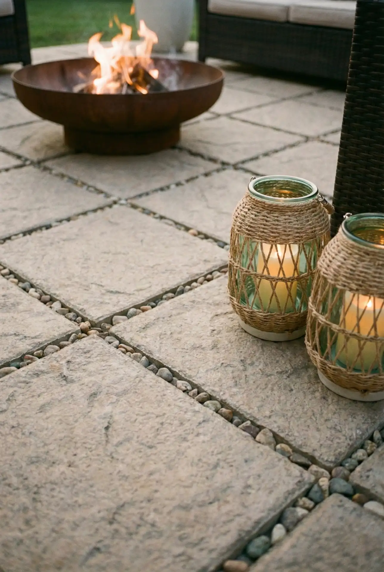 Pebble-Joint Pavers For A Soft Coastal Feel 2