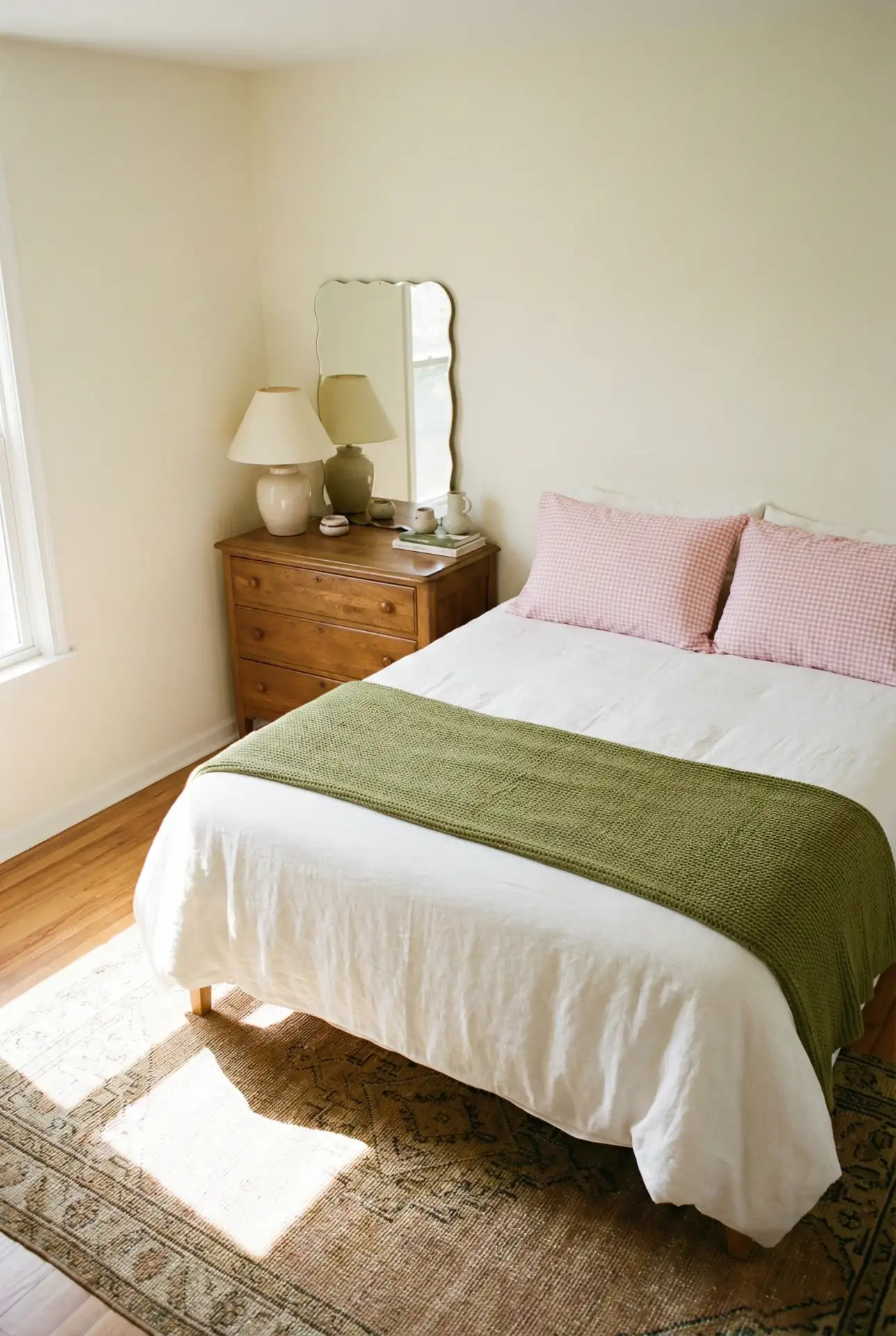 Pink And Green Floral Revival 1