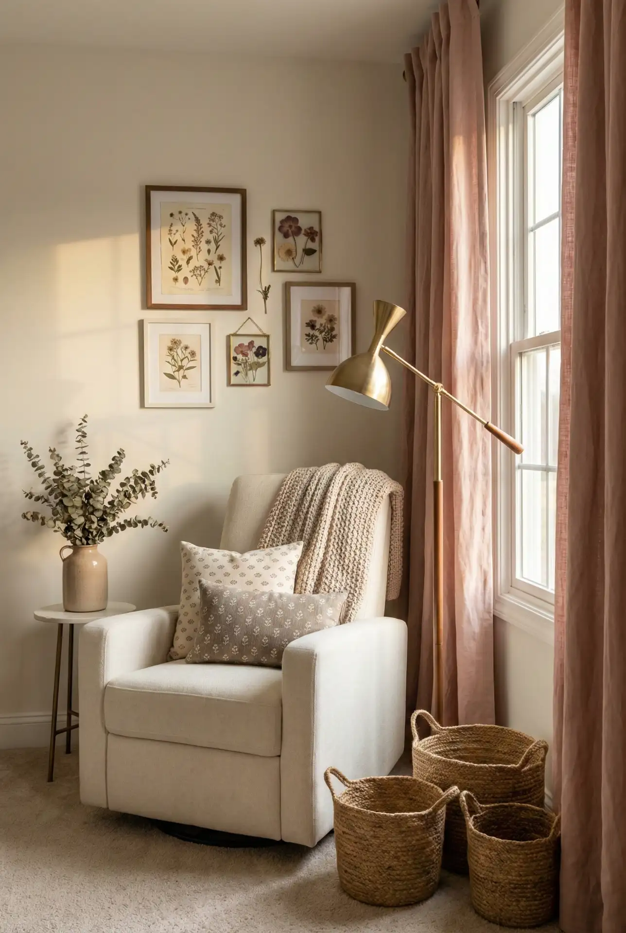 Pink Floral Gallery Nursery 2