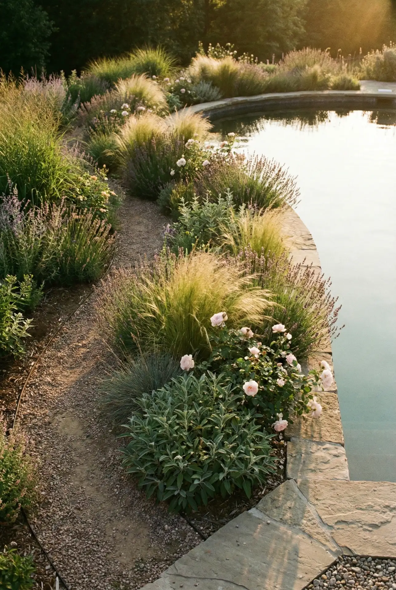 Planted Berm For Wind Protection And Visual Privacy 2